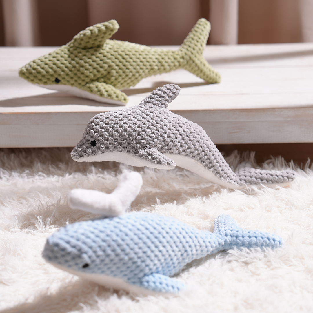 TP 發聲犬用玩具/海豚