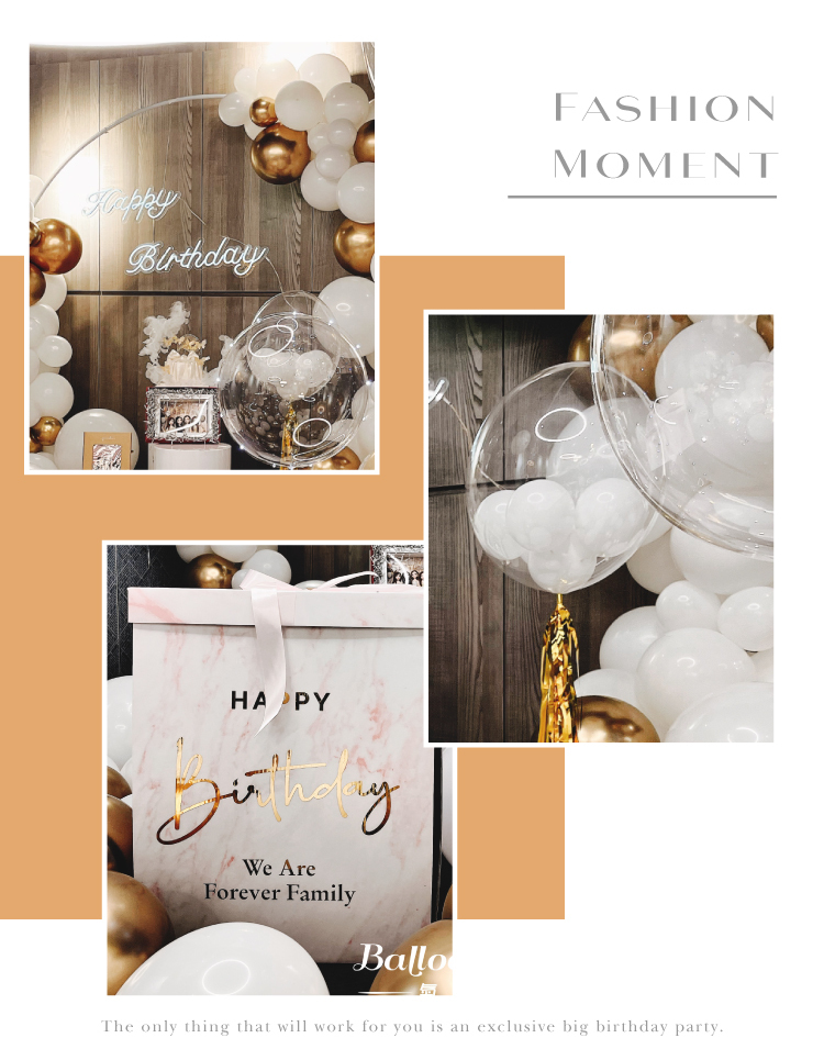 【私人招待所】生日驚喜．太子．白金色系