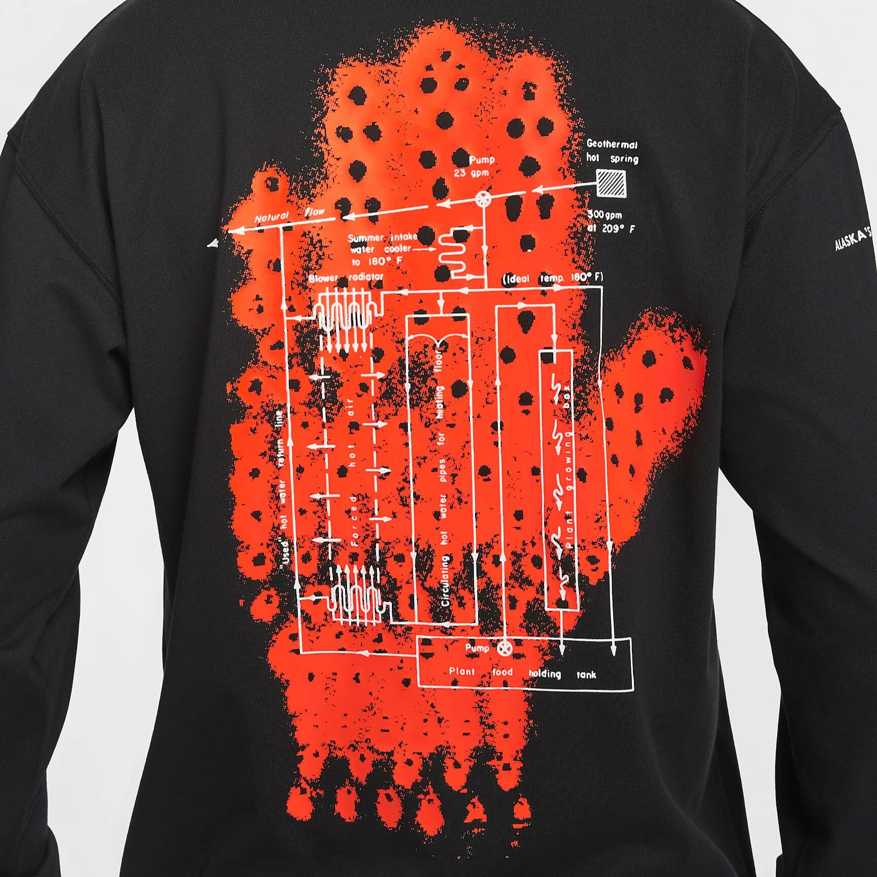 Nike ACG Sustainable Materials 黑橘 吸濕 排汗 薄長T FZ6705-010