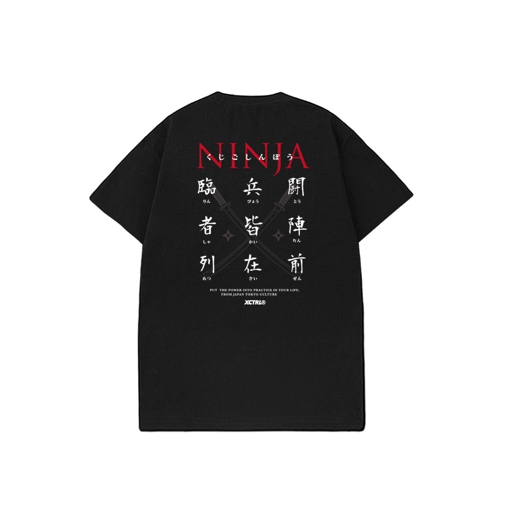 XCTRL 九字真言短T-黑