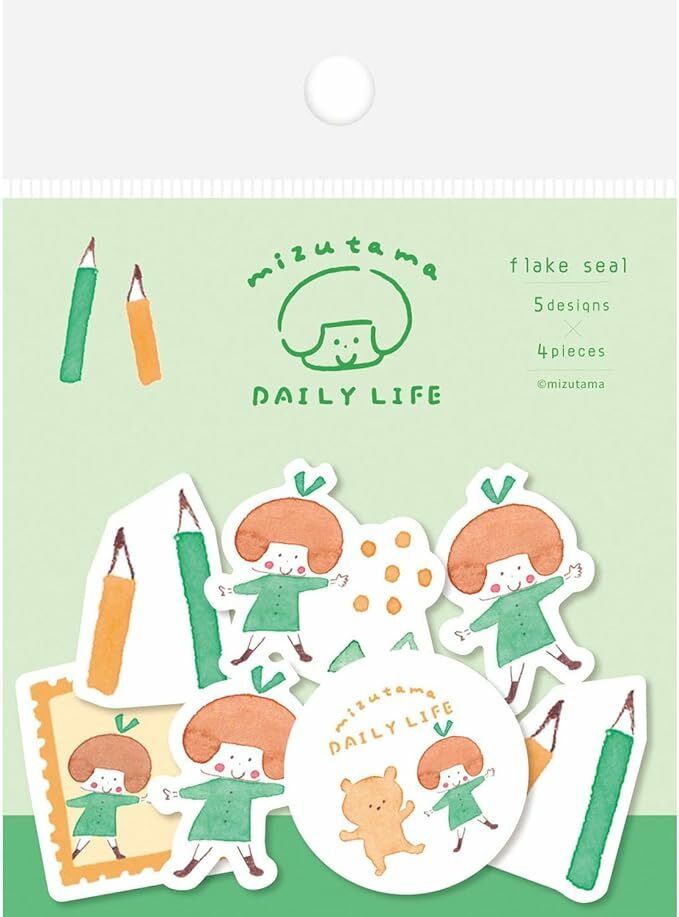 Furukawashiko x Mizutama Sticker Flakes - Fun Drawing