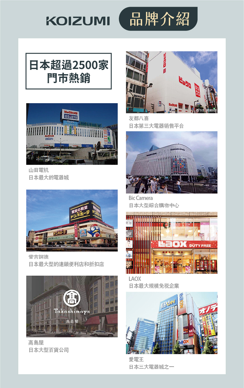 日本KOIZUMI小泉成器-品牌介紹