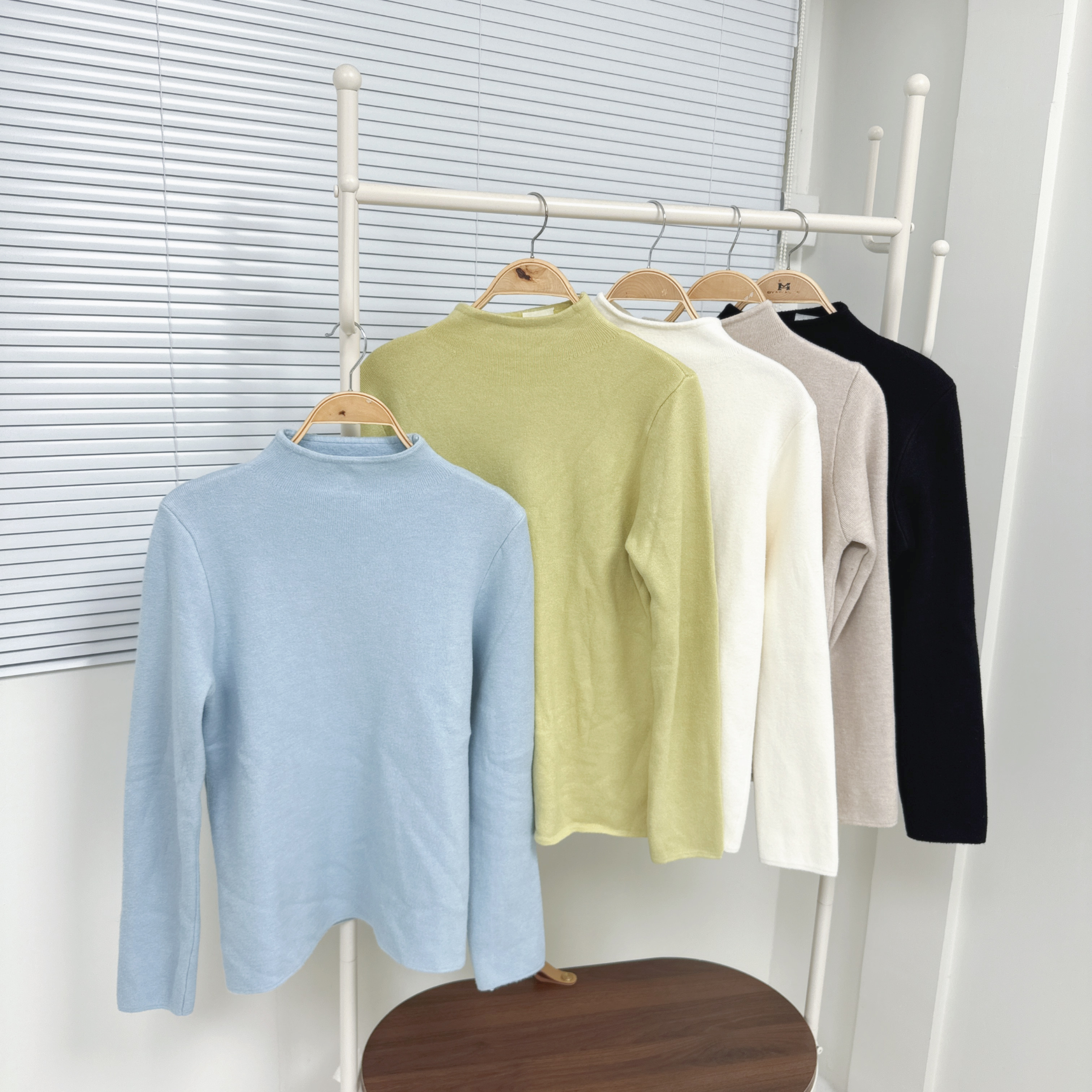 【Hoi2推介】A41-A45 毛底長袖TOP