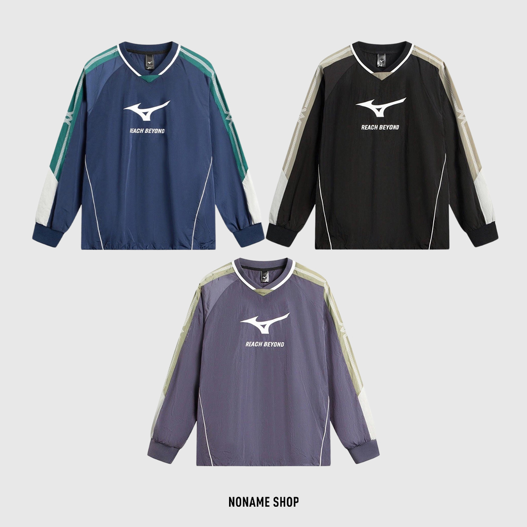 🔥限時特價🔥 MIZUNO 美津濃 LOGO 復古 街頭 風衣 長袖 (男款)