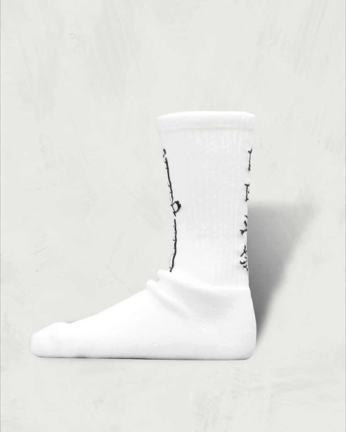 [現貨] DECKA QUALITY SOCKS by BRÚ NA BÓINNE  Love Peace｜Liberty Equality Socks | Black