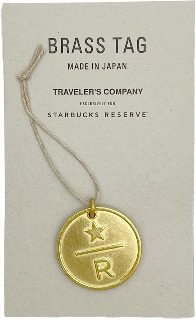 Traveler's Factory X Starbucks Reserve Roastery Brass Tag