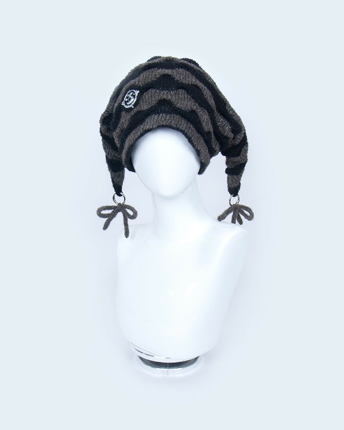 Slyly Luna 精靈耳帽 黑灰色