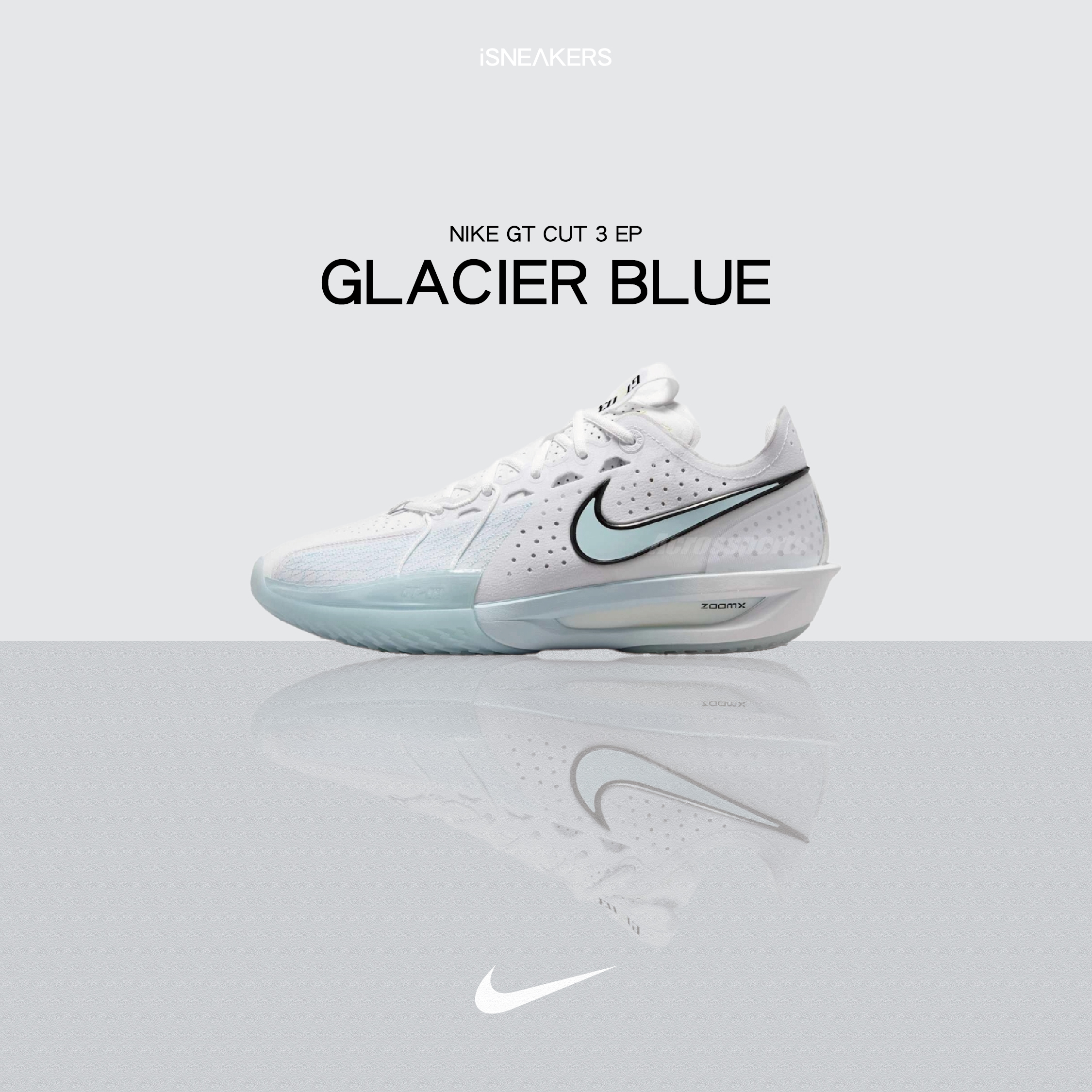 iSNEAKERS｜Nike G.T. CUT 3 ''Glacier Blue'' 冰川藍 DV2918-104