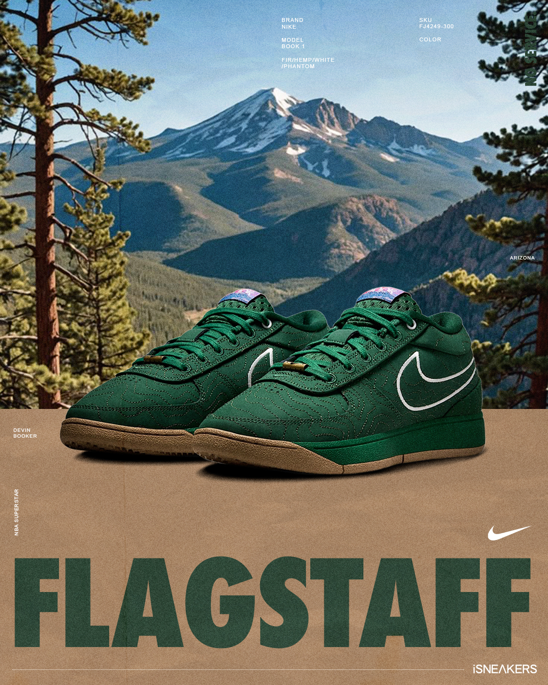 iSNEAKERS｜Nike Book 1 EP "Flagstaff" 松林綠 FJ4250-300