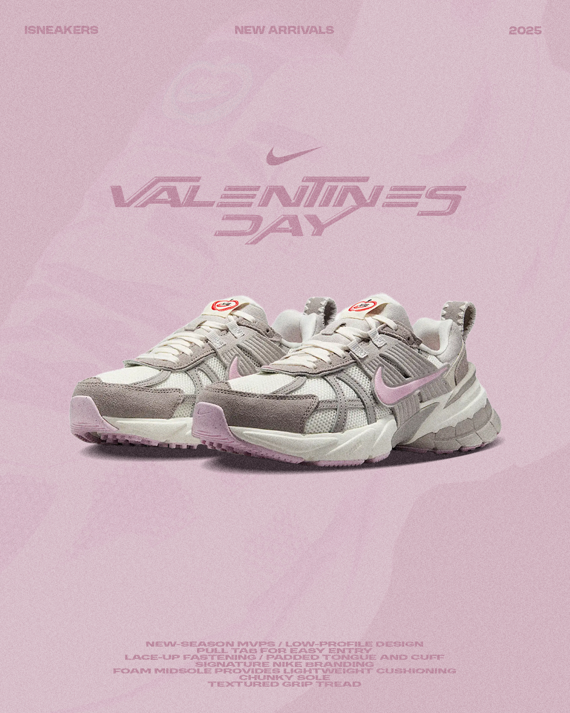 iSNEAKERS｜Nike V2K Run "Valentine's Day 2025" 情人節 HV5997-161