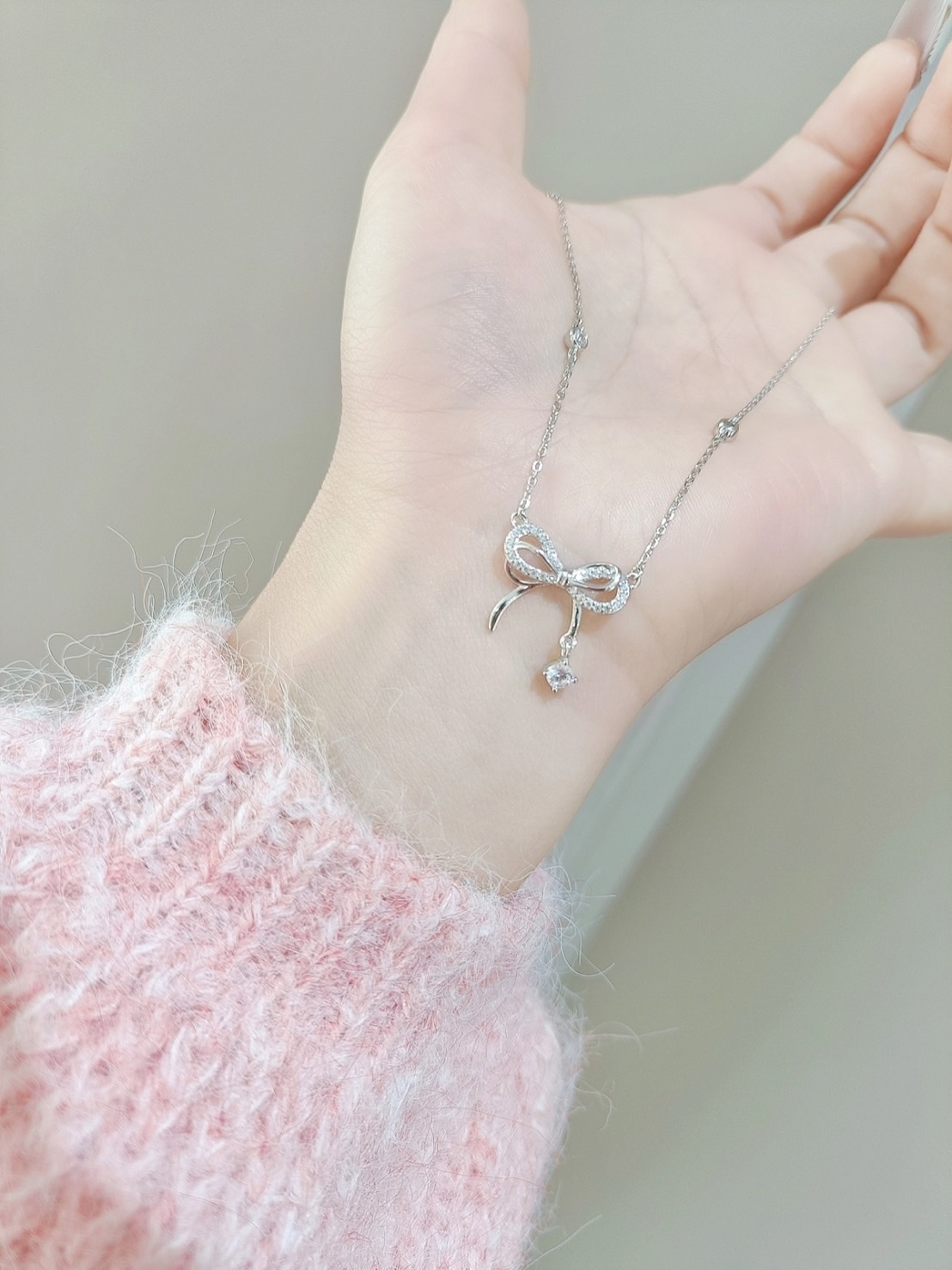 周大生 月光蝶舞 純銀 項鍊 S1PC1363