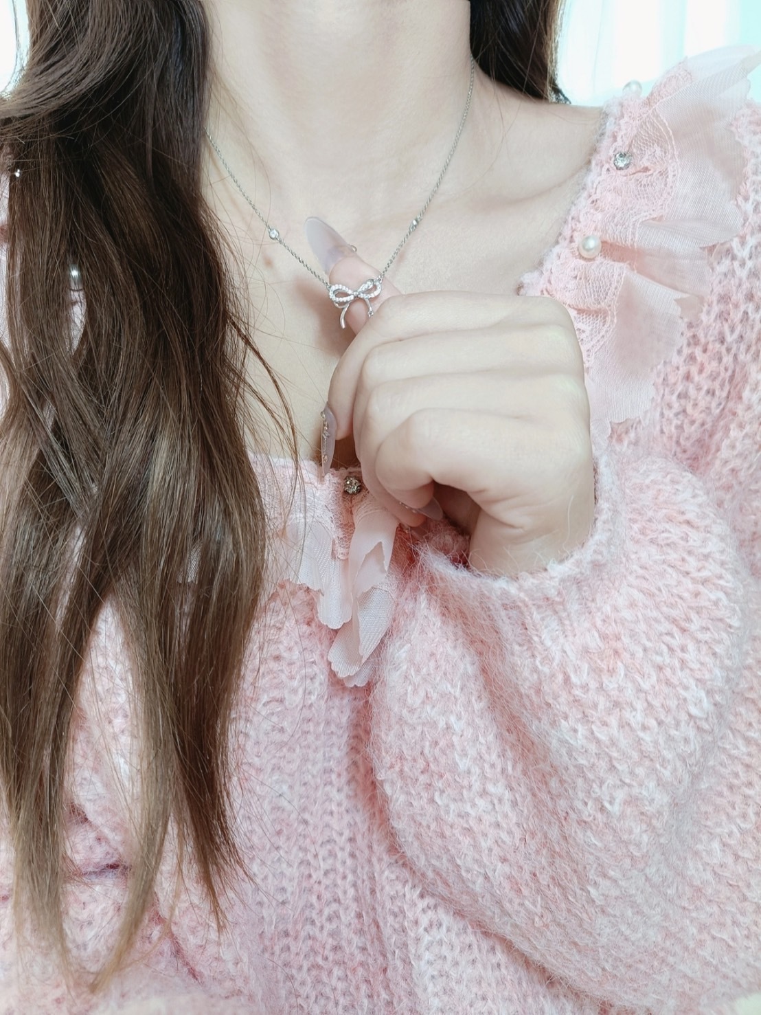 周大生 月光蝶舞 純銀 項鍊 S1PC1363