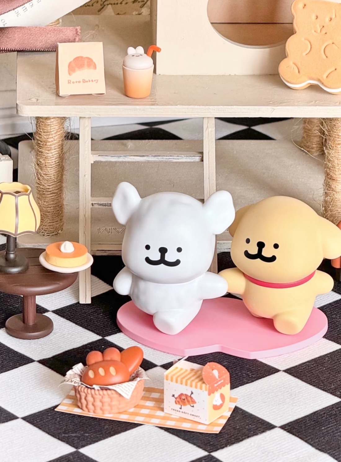 線條小狗 快樂貼貼系列 8+1隱藏款 10102441782226