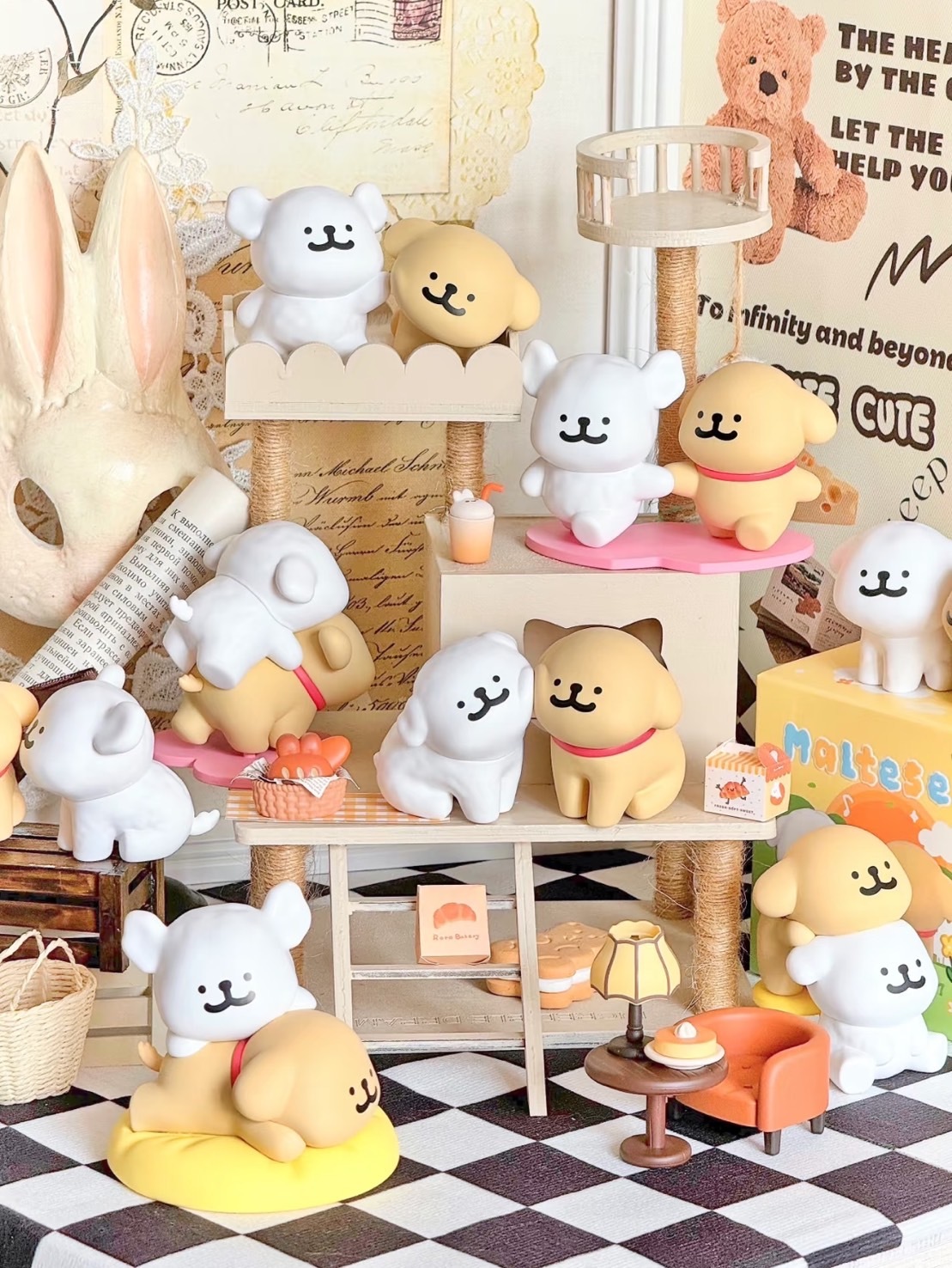 線條小狗 快樂貼貼系列 8+1隱藏款 10102441782226