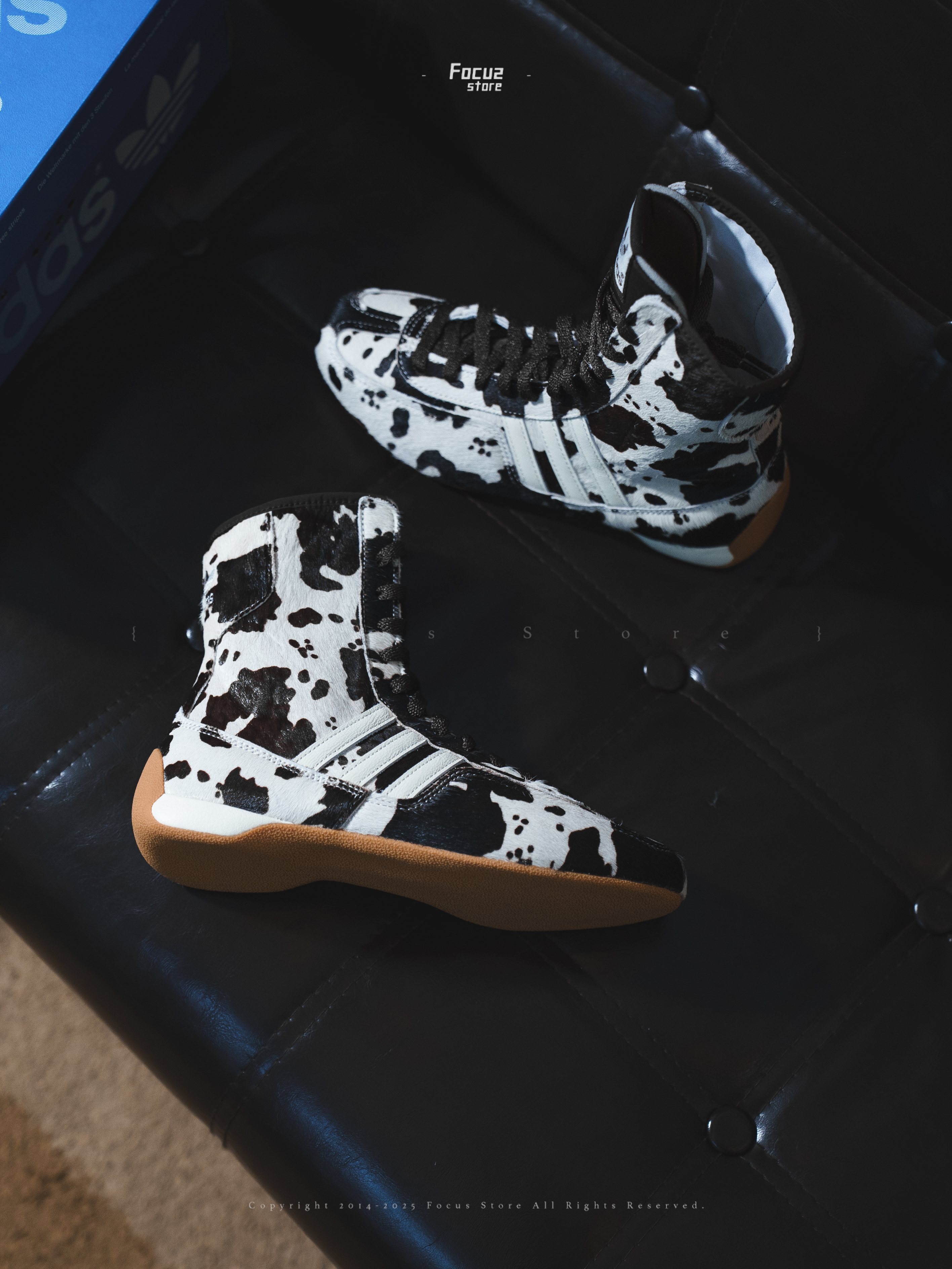 adidas RASANT MID スニーカー　ブーツ　牛柄 adidas RASANT MID スニーカー ブーツ 牛柄 - メルカリ