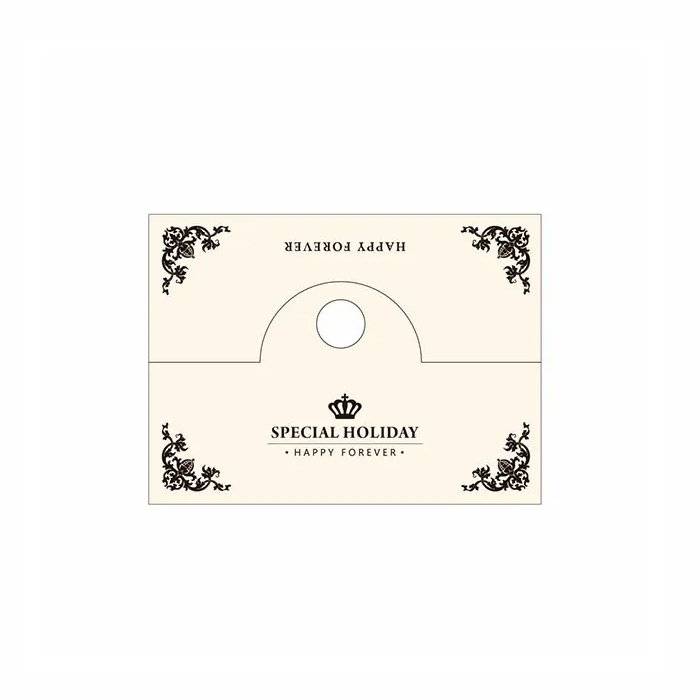 商品吊卡(大) 古典時刻 300張/包 6.5*3.7cm【6-721014】