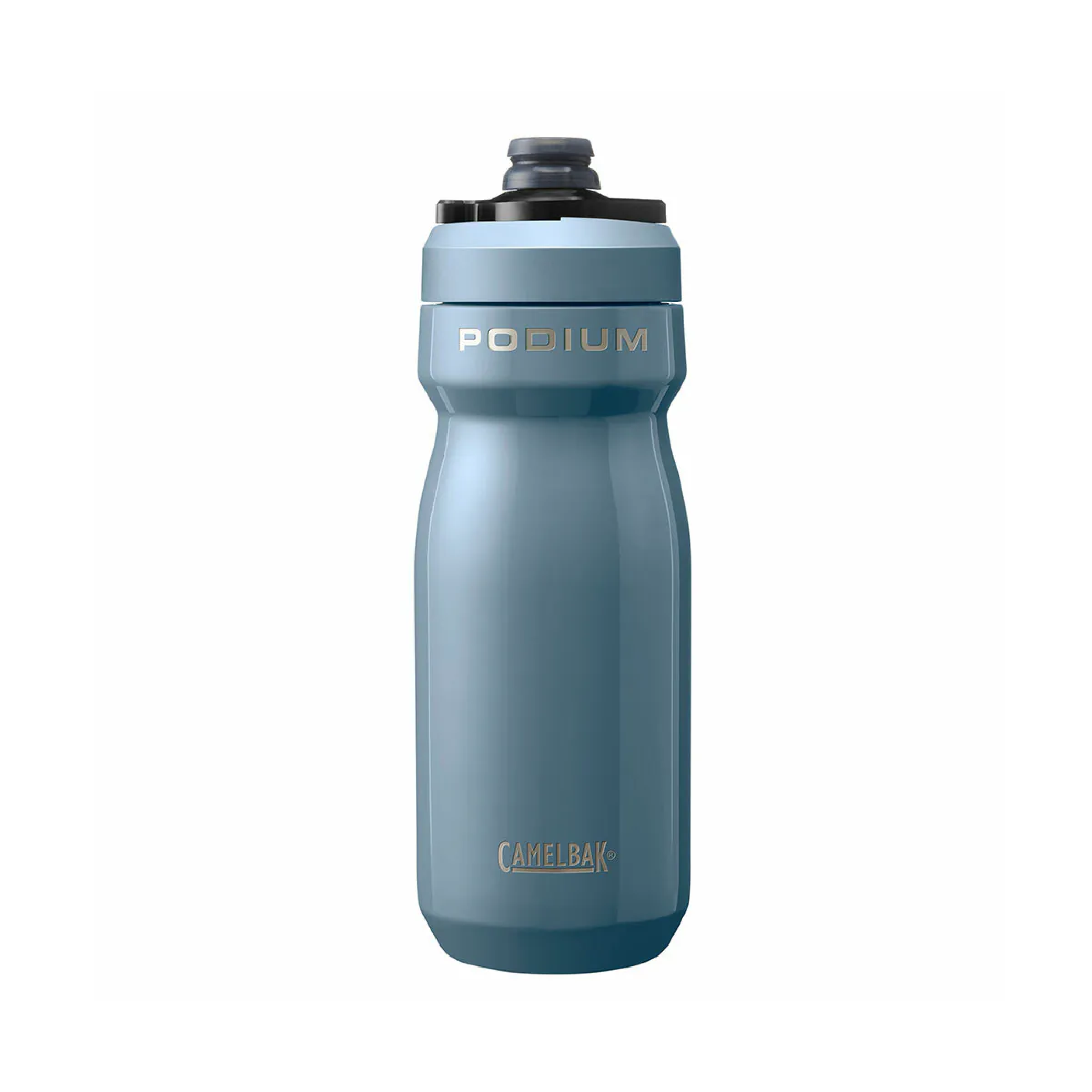 新款現貨【CamelBak】Podium 真空保冰 不鏽鋼運動水壺 / 霧灰藍 530ml