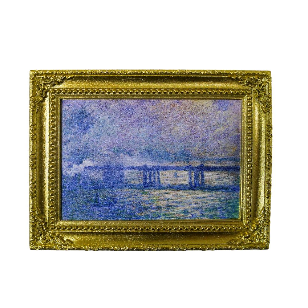 藝術立體畫框冰箱貼｜莫內《查令十字橋》