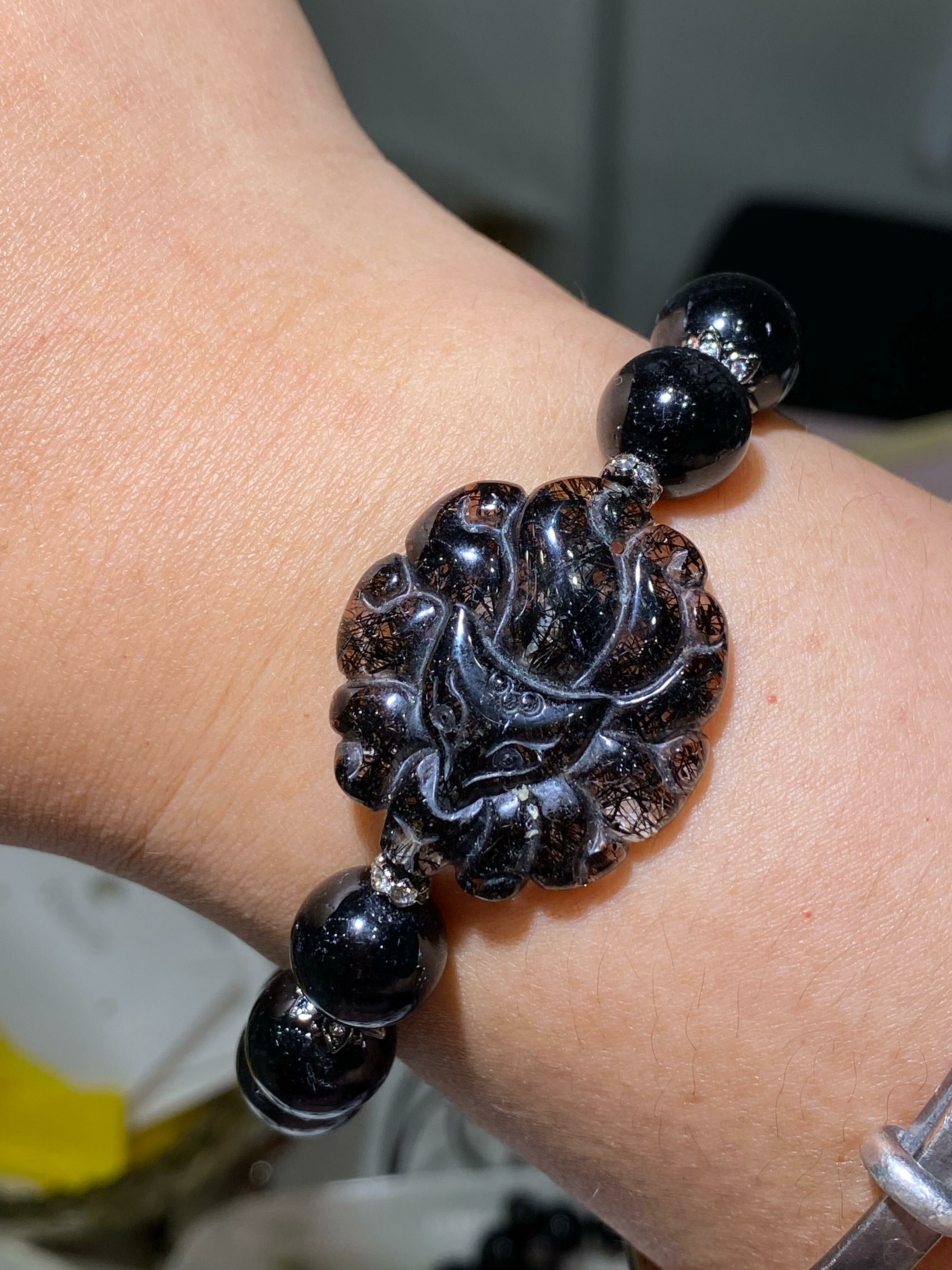 黑髮九尾狐手串(B)