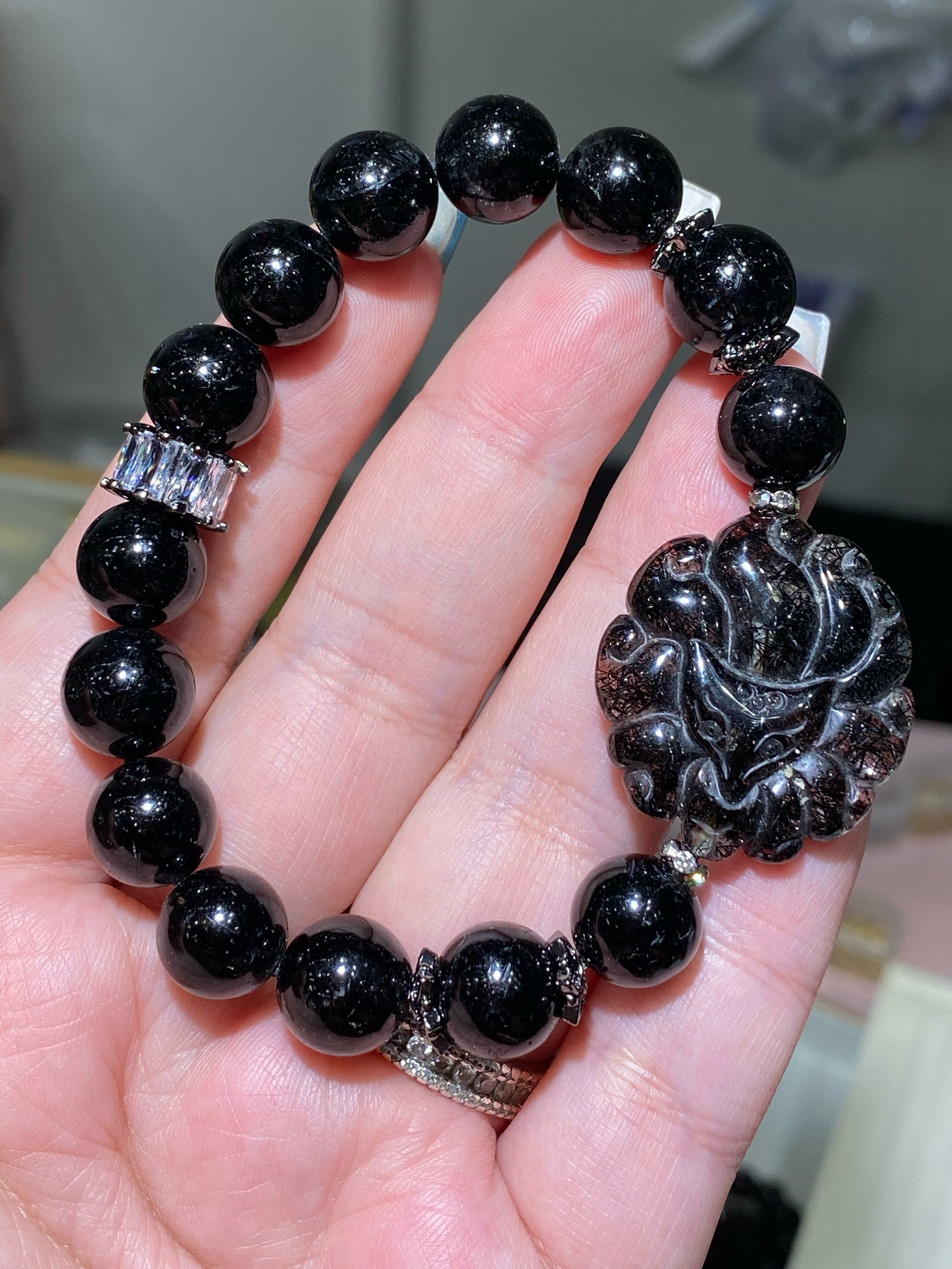 黑髮九尾狐手串(B)