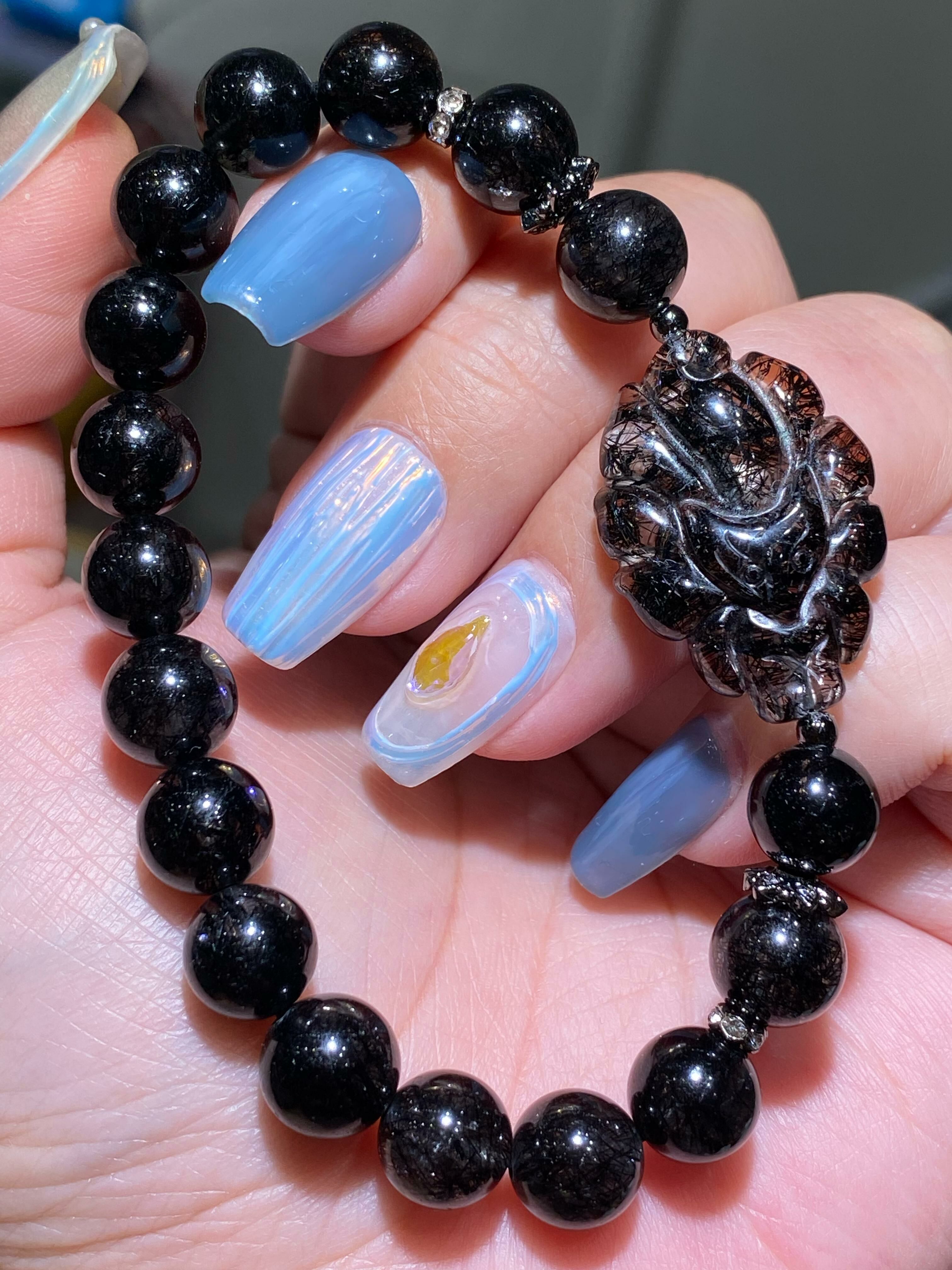 黑髮九尾狐手串