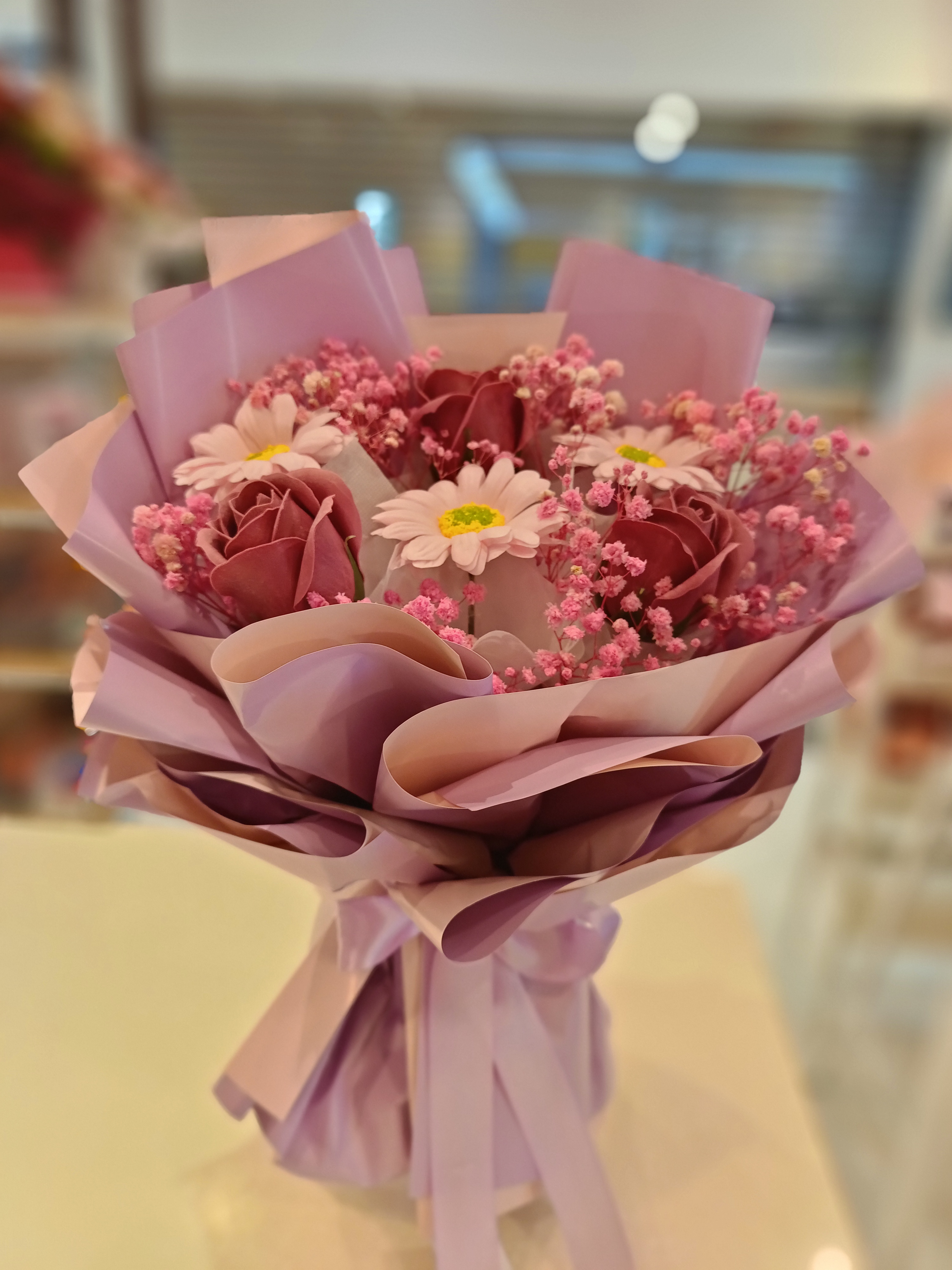 Soap Flower Arrangement- SFA59