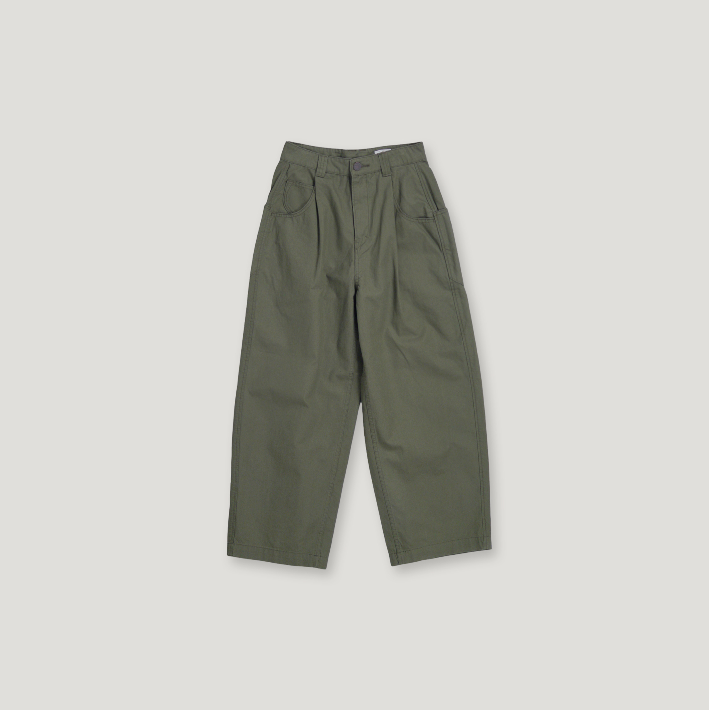 J.P.L. 高腰壓褶廓形寬褲 ╭ 3色 ╮