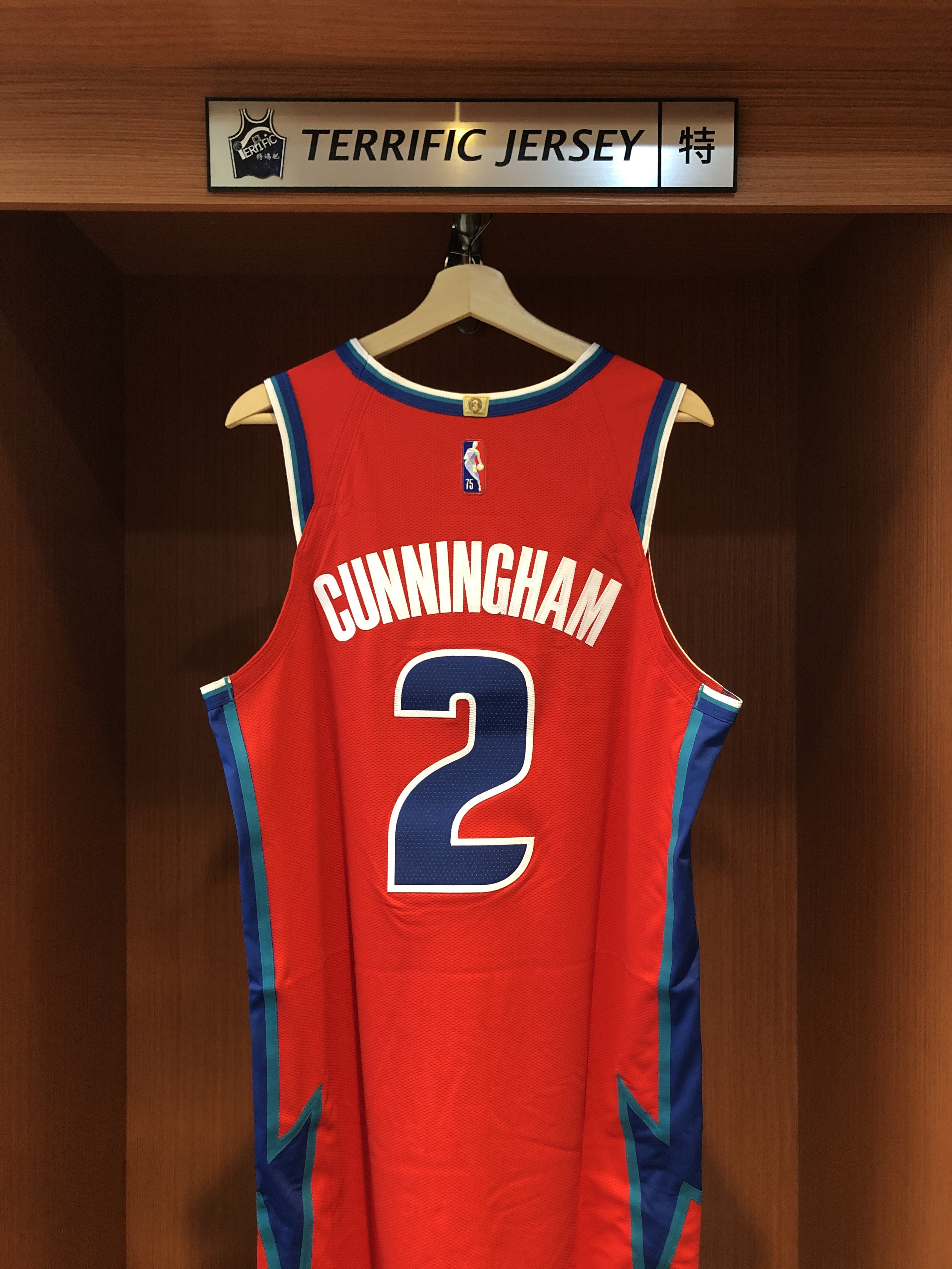 NBA球衣 Cade Cunningham 底特律活塞城市 75周年 鑽石標 City Nike Team Authentic 球員版 電繡 加長 含贊助商標 全新