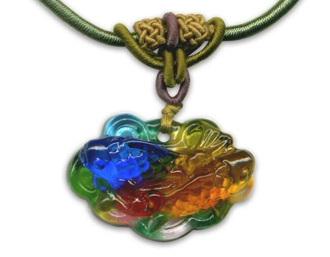 鹿港窯水晶琉璃｜金玉滿堂項鍊 富貴圓滿招財開運福氣相隨