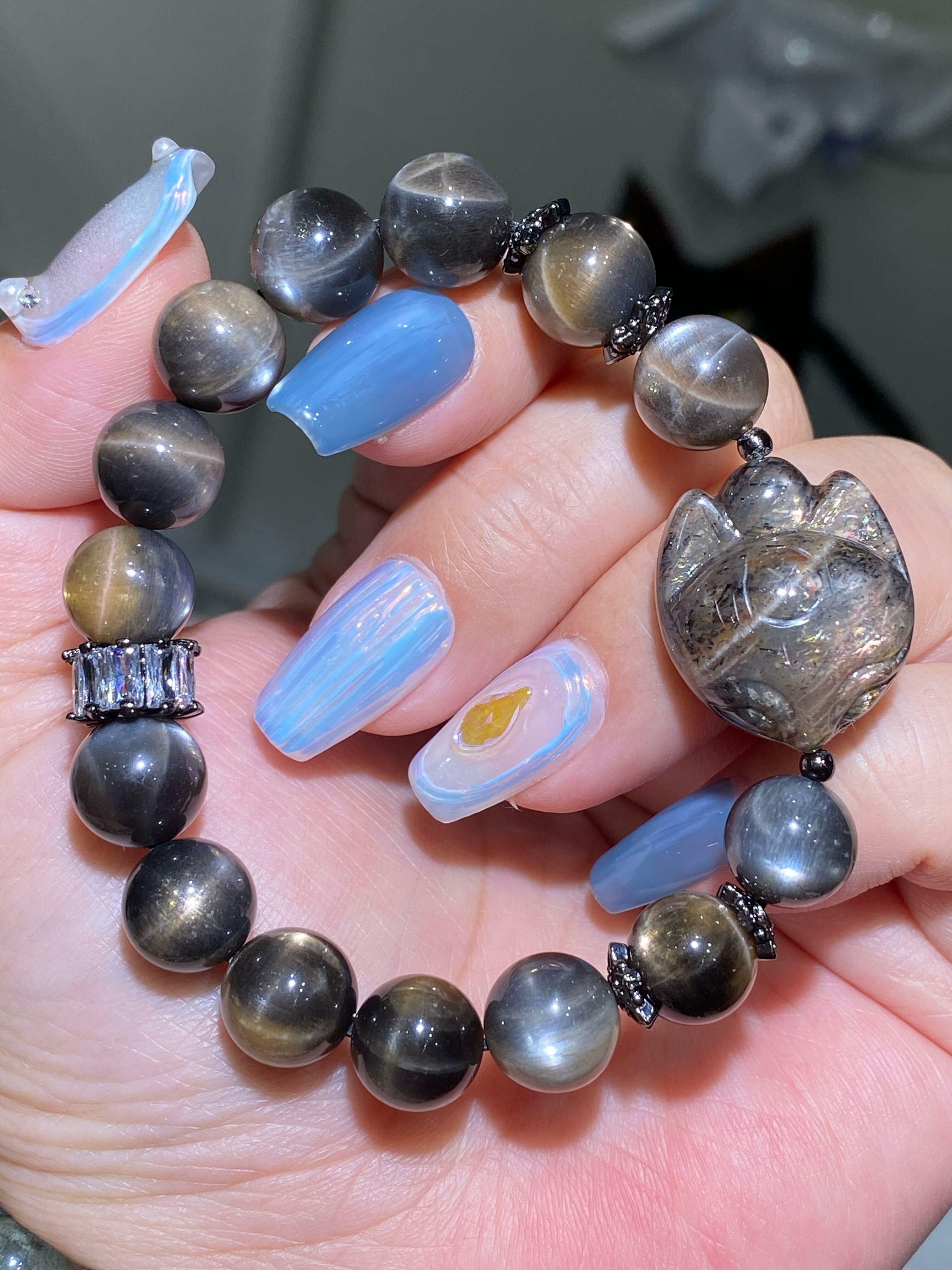 雙色太陽石頭狐DIY