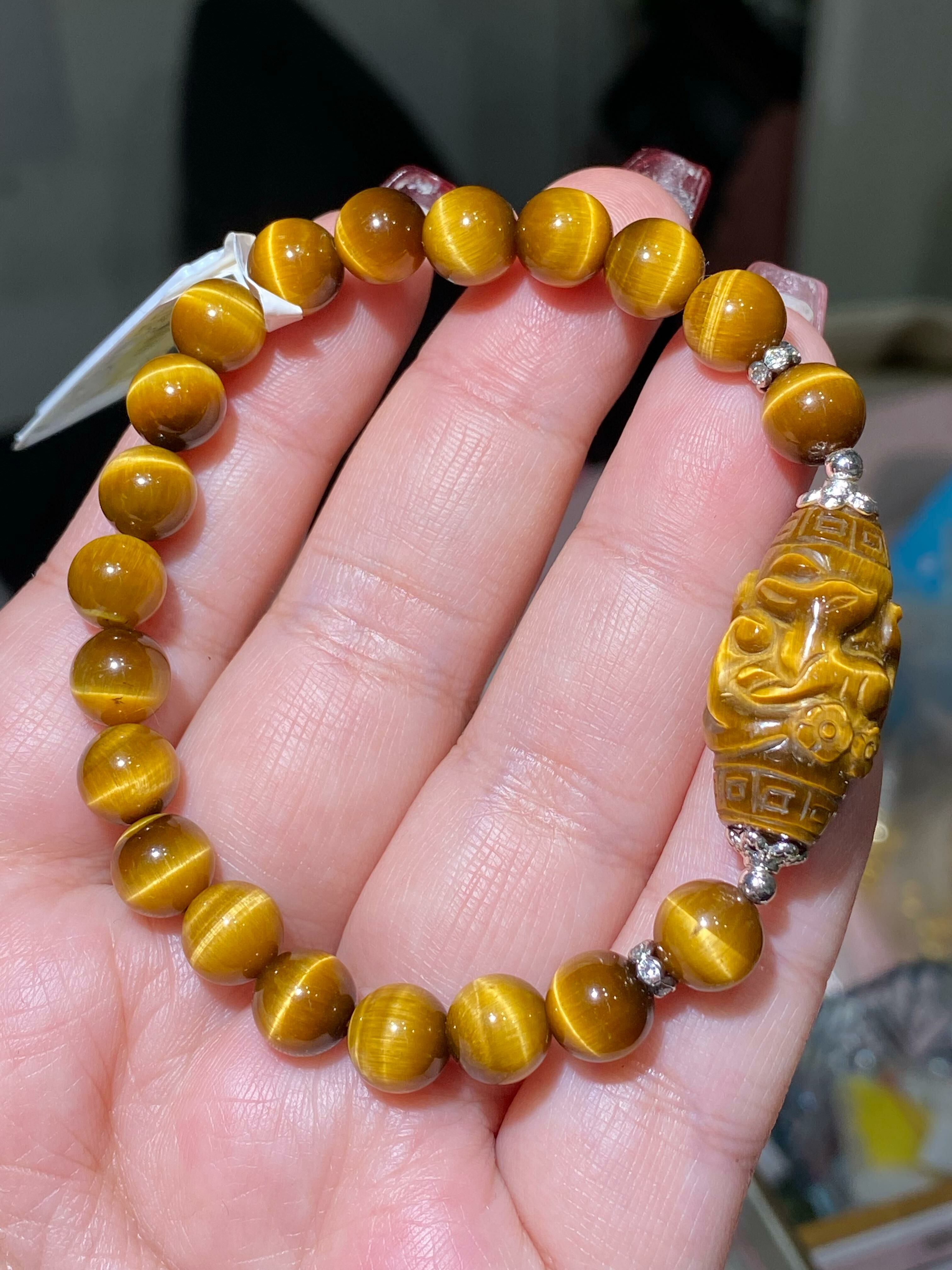 黃虎眼配桶珠九尾狐