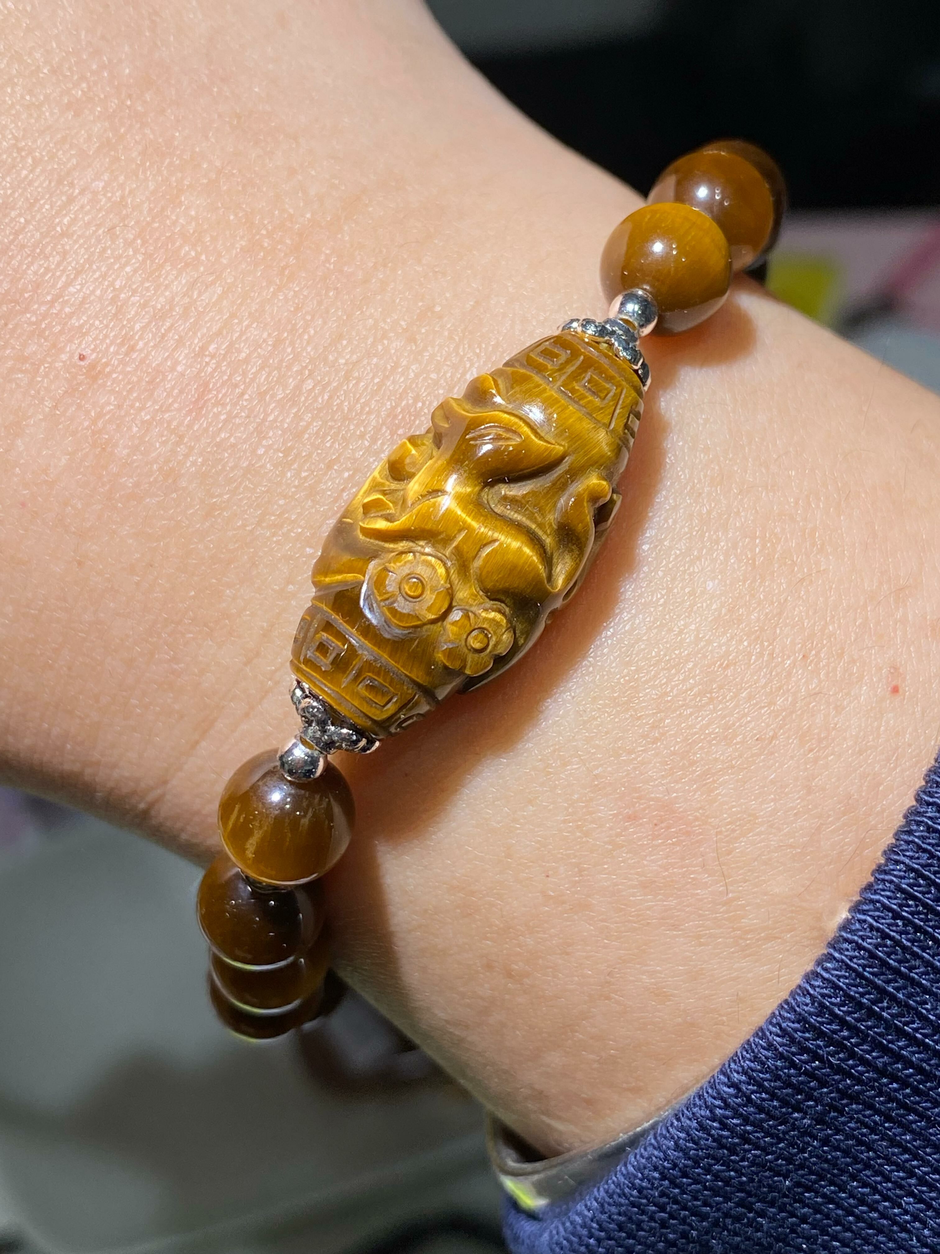 黃虎眼配桶珠九尾狐