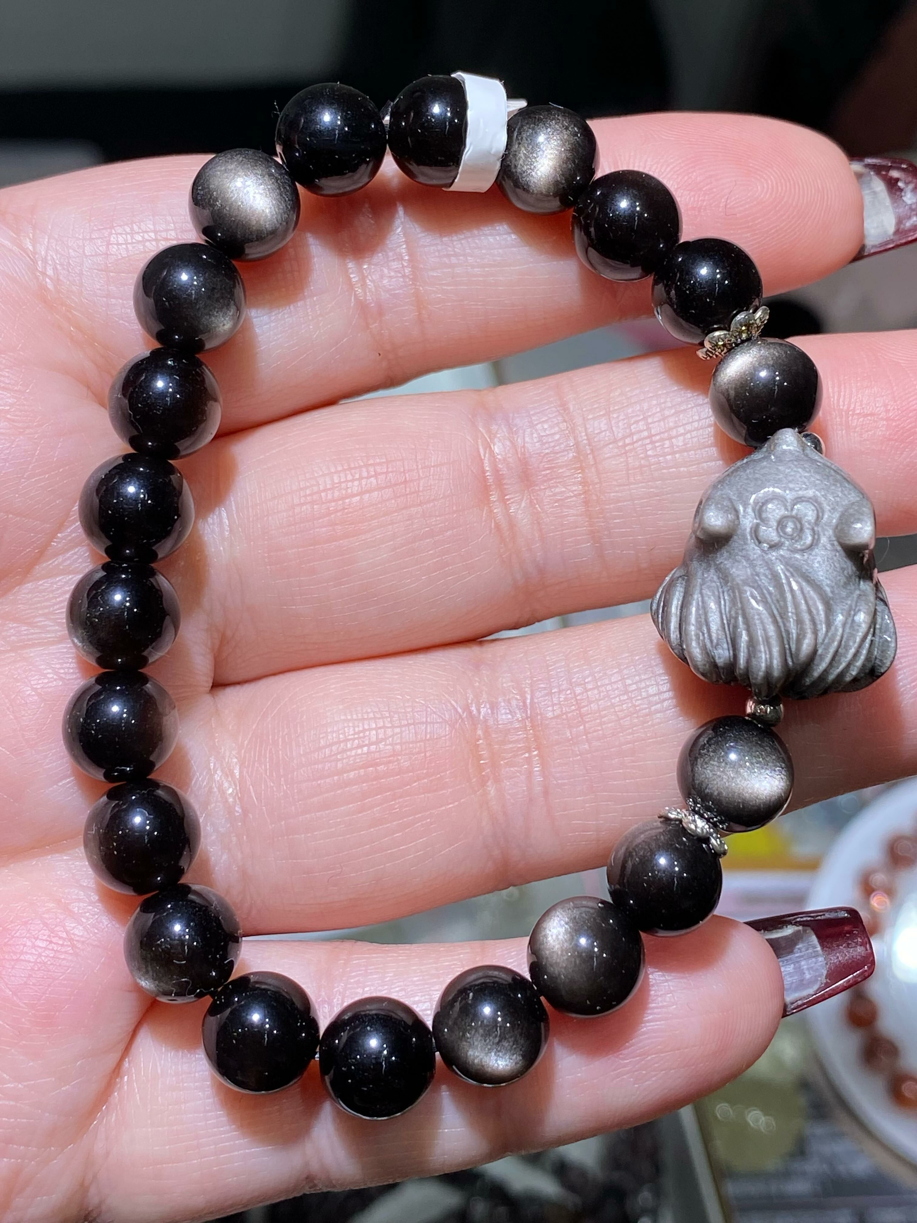 銀曜石配趴趴九尾狐