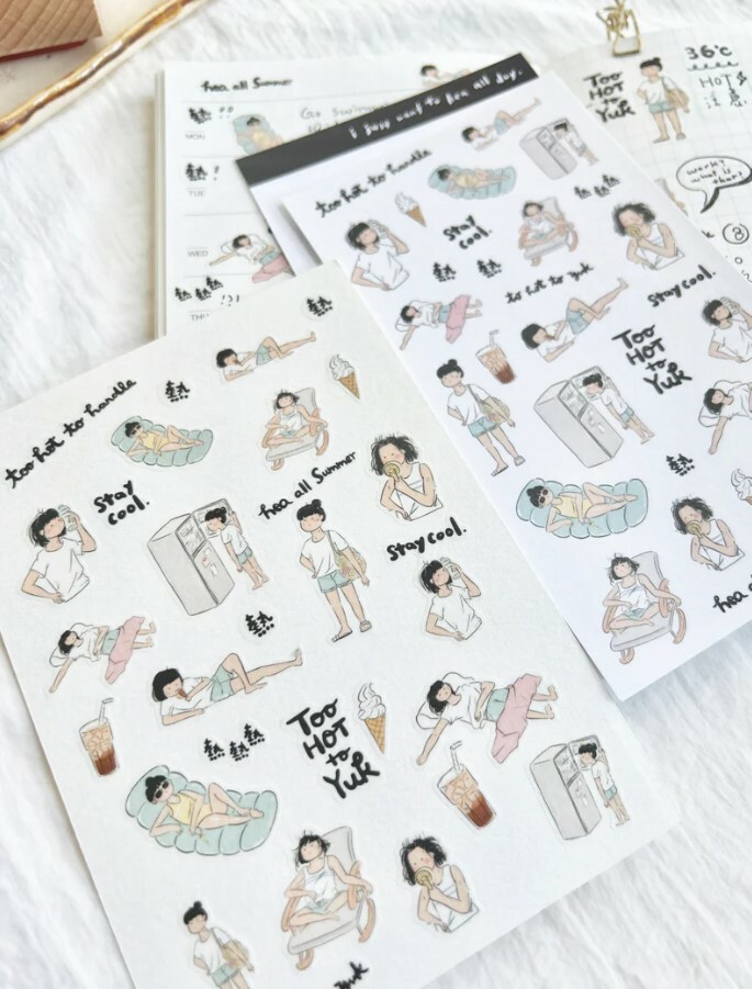 Paper goods by Dorie - Sticker Sheet - Miss Ng Yuk Vol.5 Too Hot to Handle