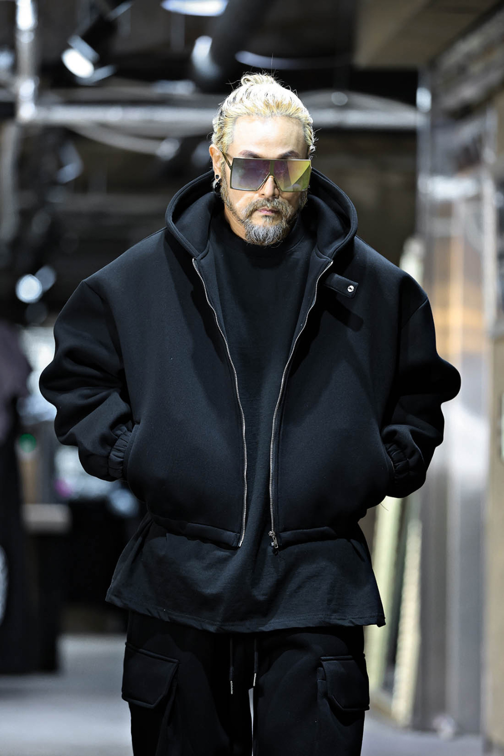 太空棉短款連帽外套