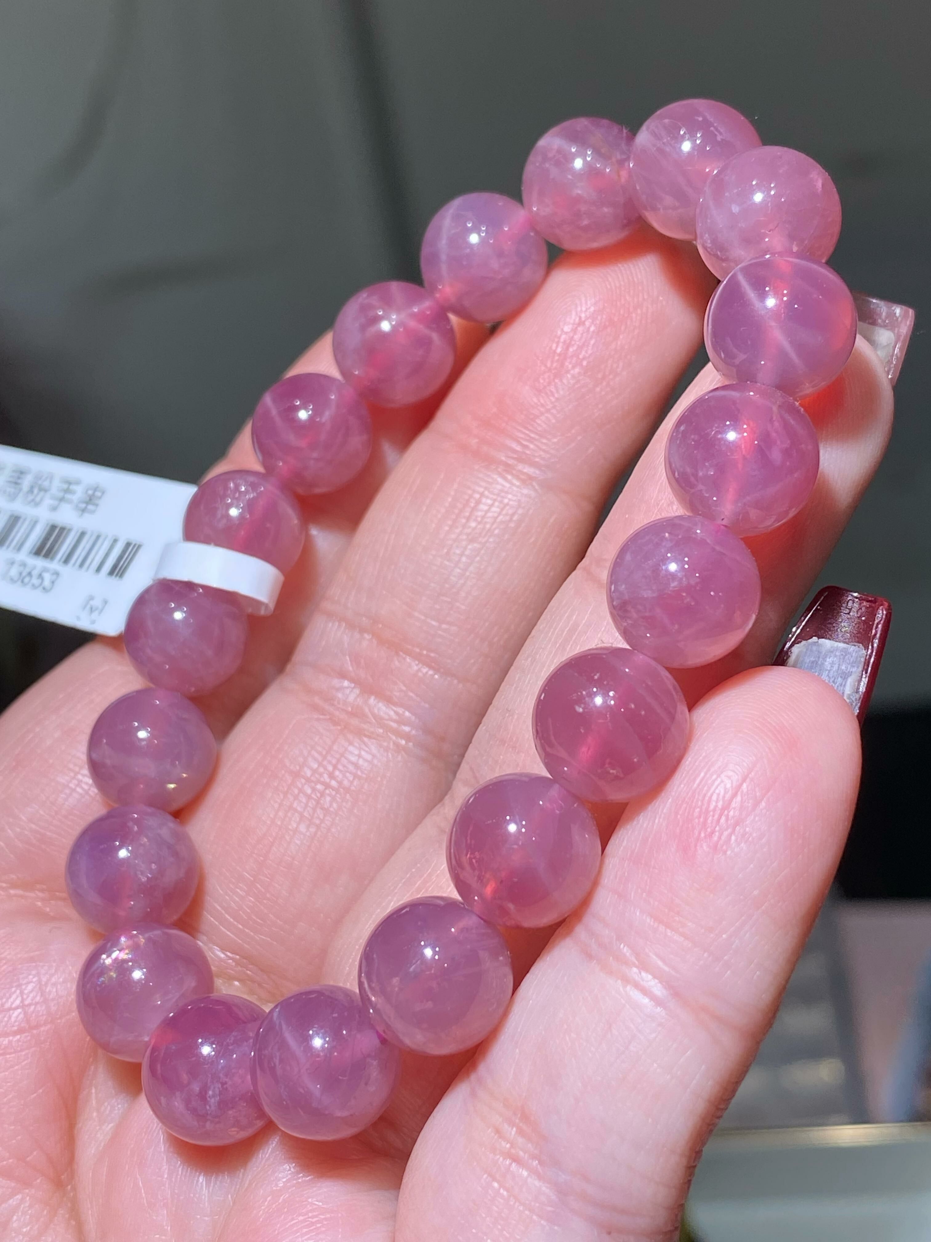 10-10.3mm紫馬粉手串