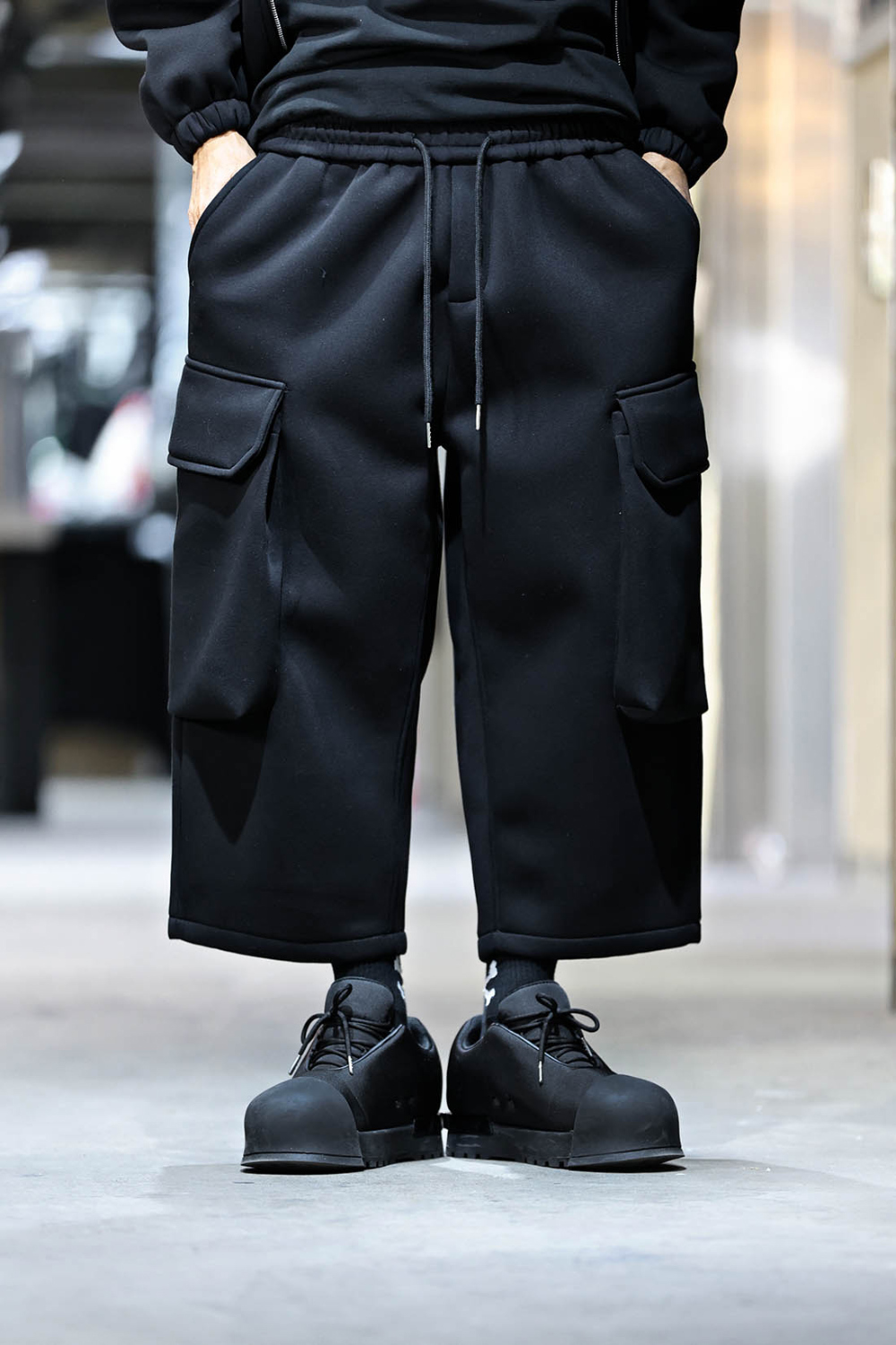 氯丁橡膠 八分工裝褲