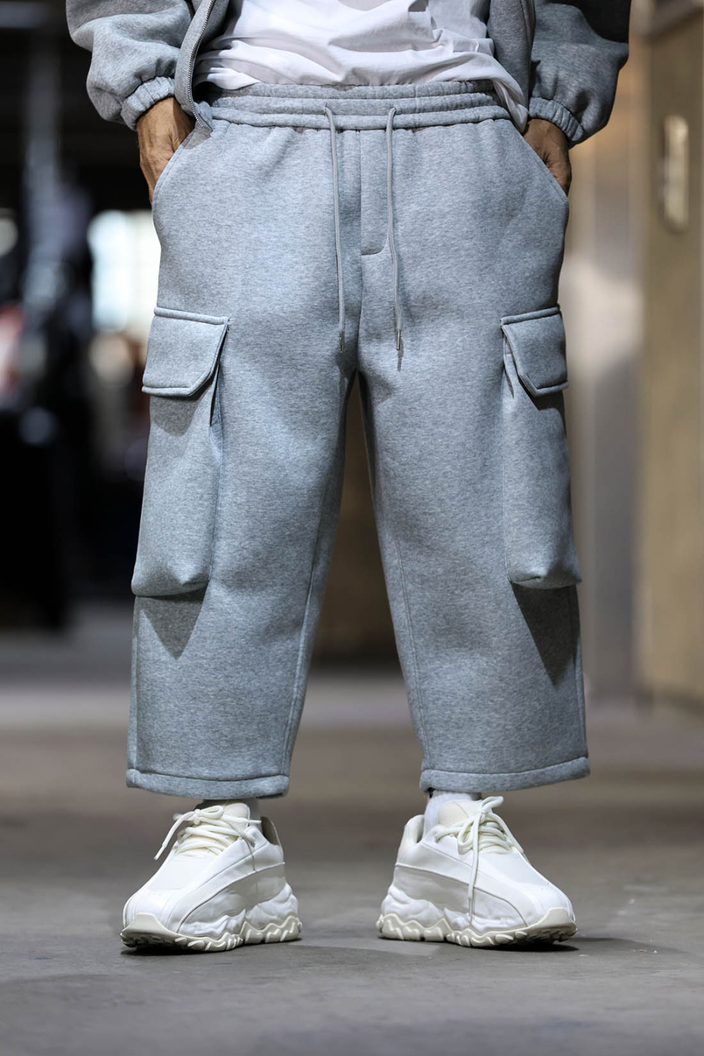 氯丁橡膠 八分工裝褲