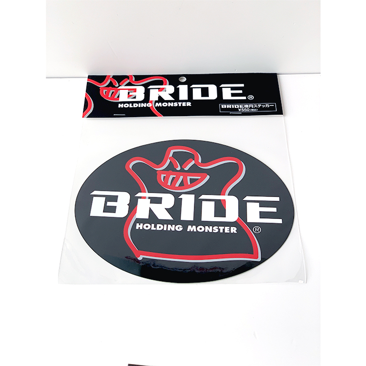 BRIDE 橢圓形貼紙