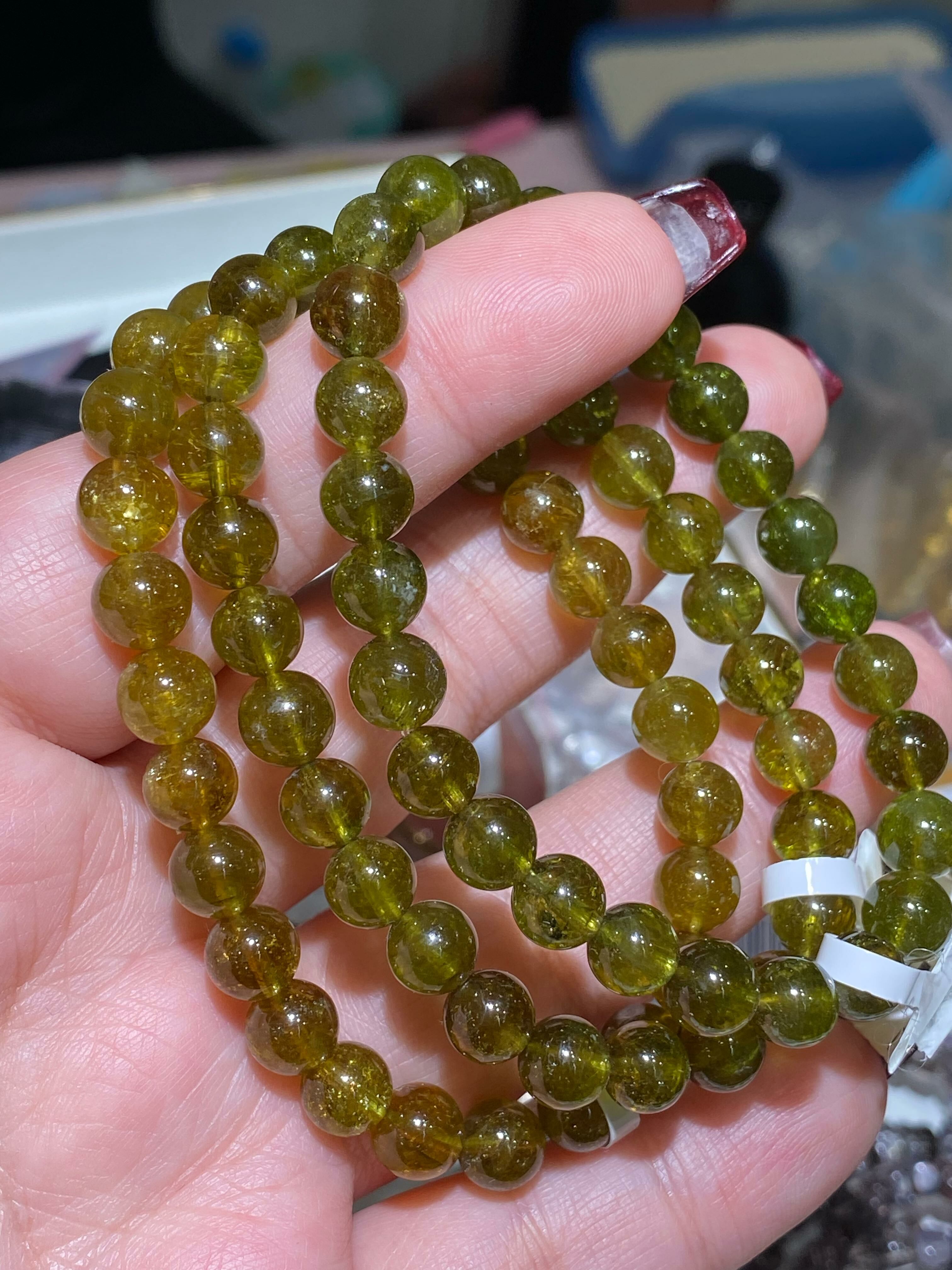 7MM特惠綠碧璽手串