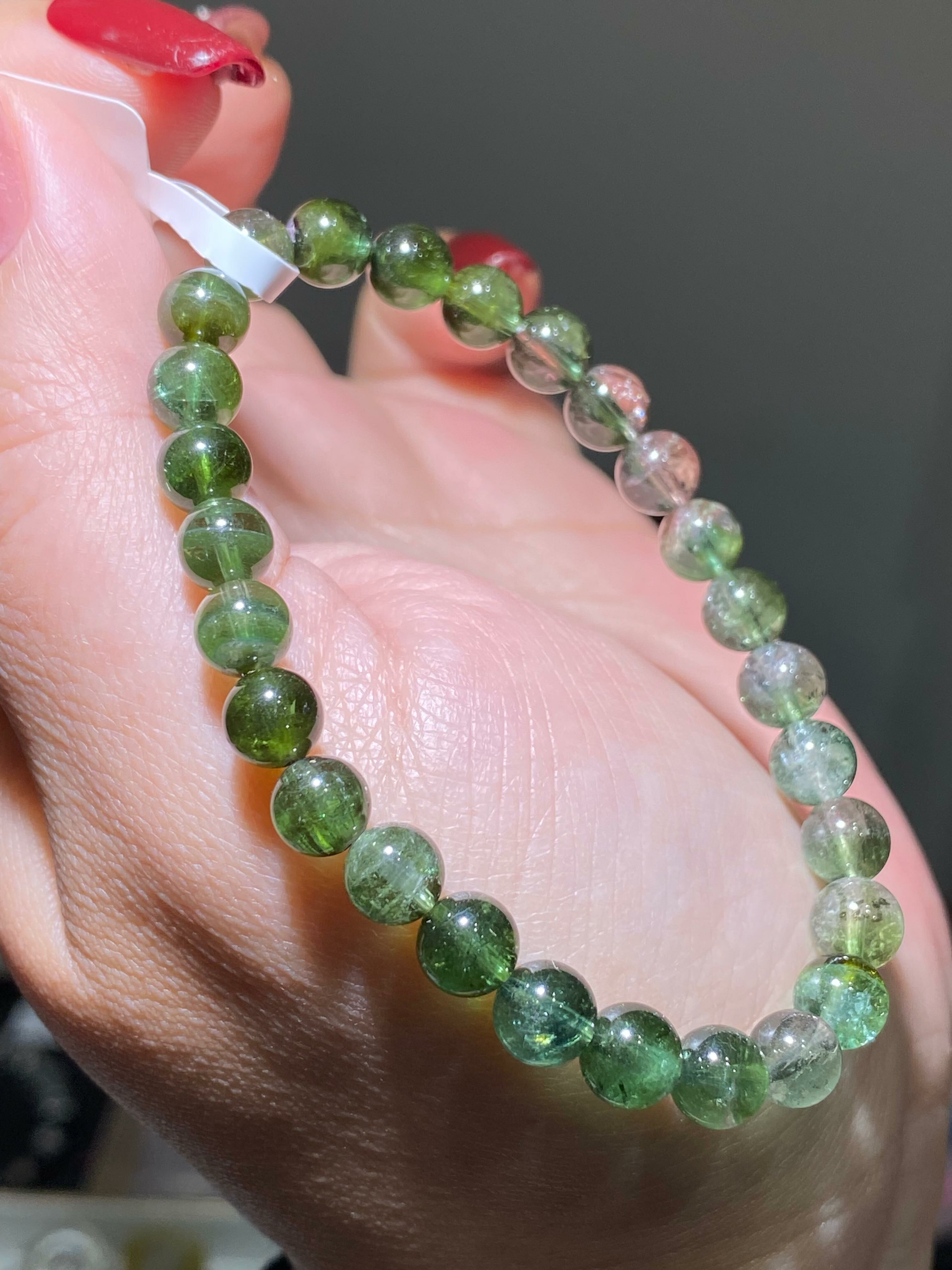 6.5-6.7mm透體綠碧璽