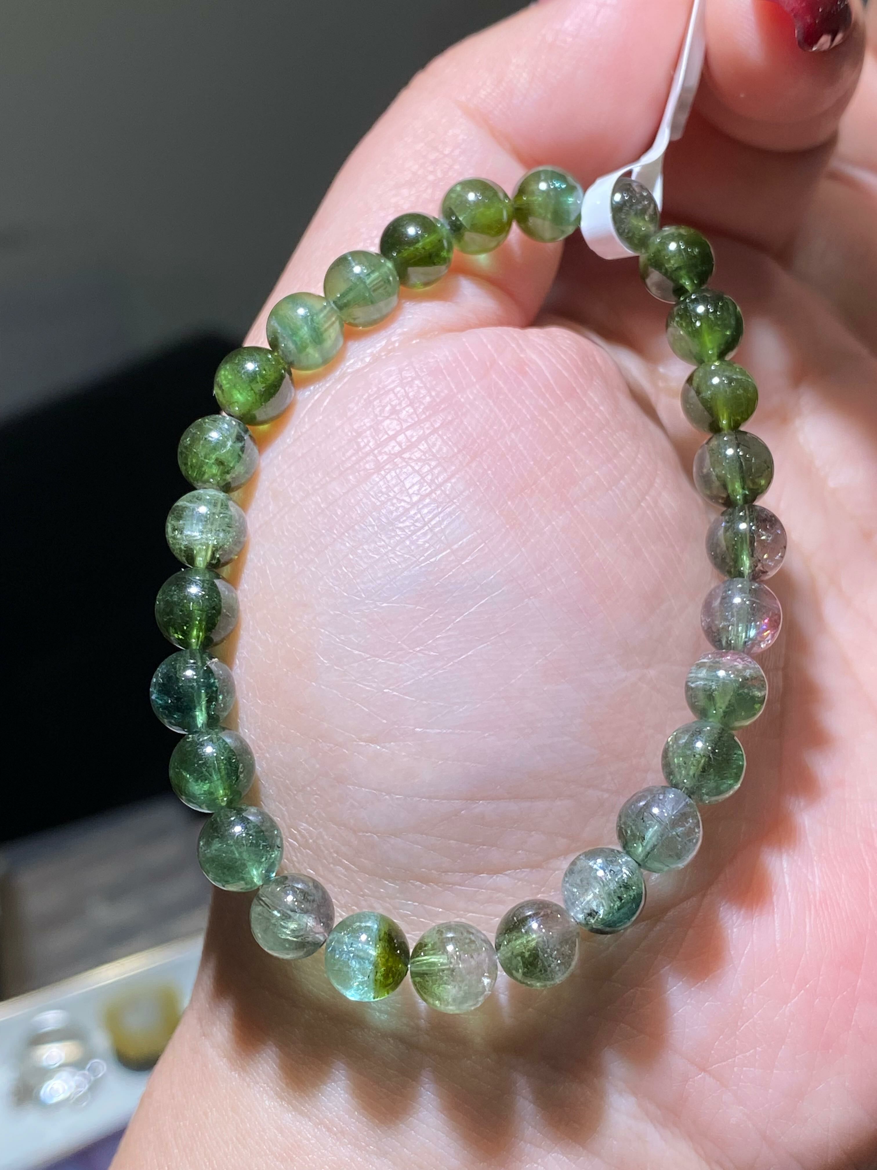 6.5-6.7mm透體綠碧璽