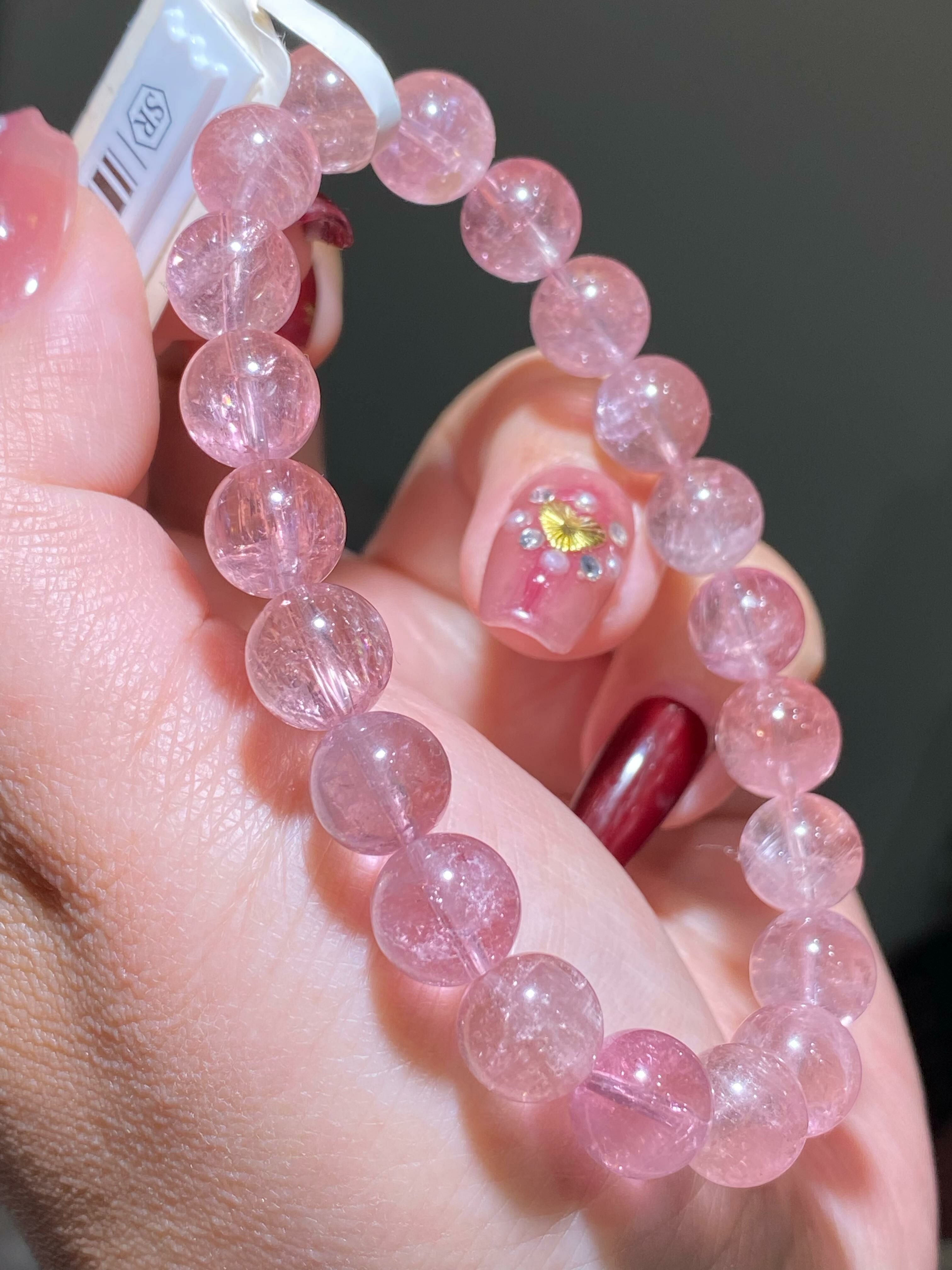 8.8-9mm高質透體粉紅碧璽