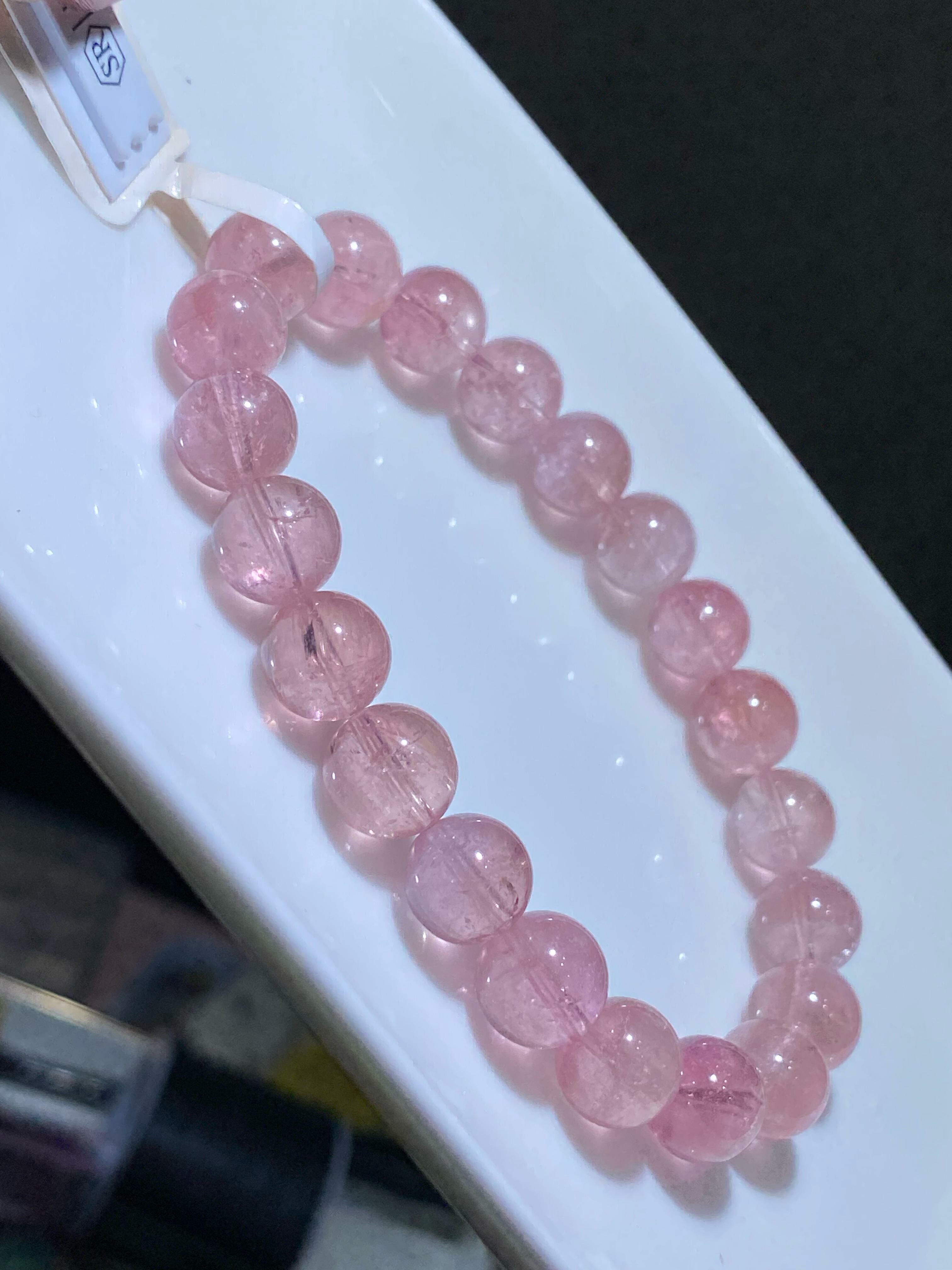 8.8-9mm高質透體粉紅碧璽