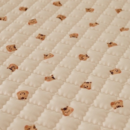 DTD玩轉人物圓圓臉系列-方塊絎縫防滑床墊(可選加固定帶)