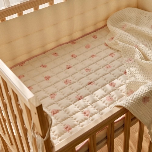 DTD玩轉人物圓圓臉系列-方塊絎縫防滑床墊(可選加固定帶)