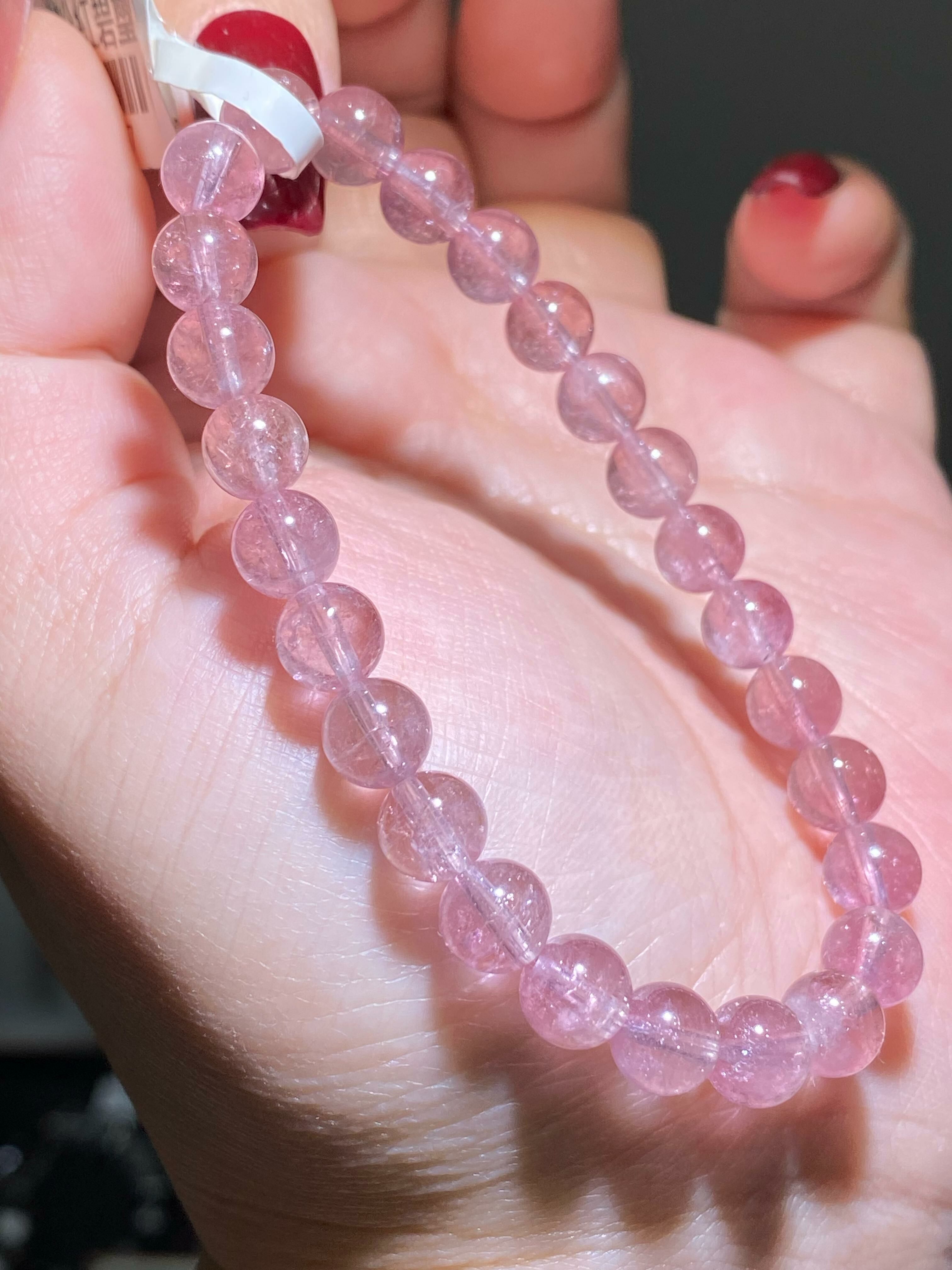 7-7.3mm高質透體粉紅碧璽