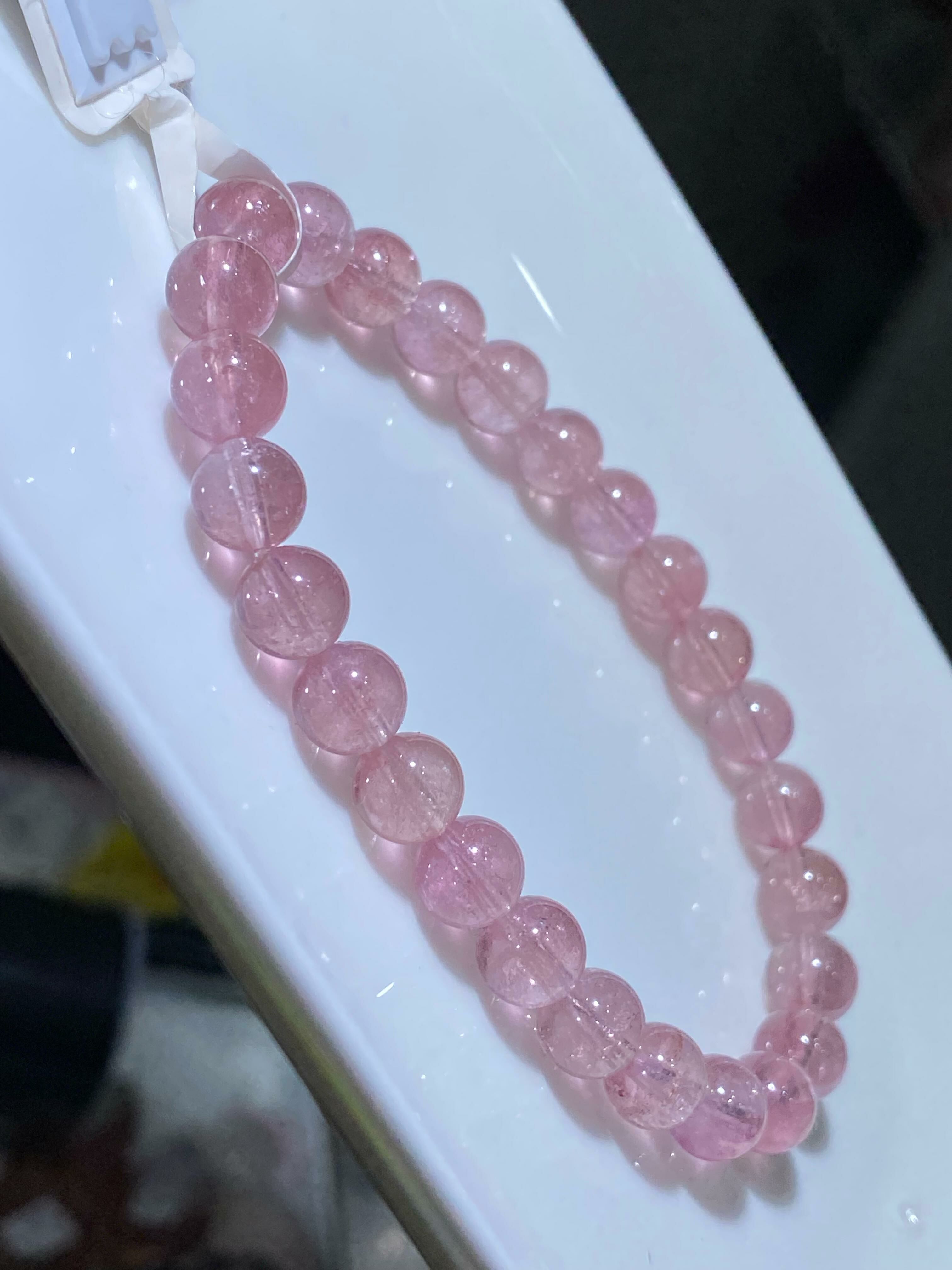 7-7.3mm高質透體粉紅碧璽