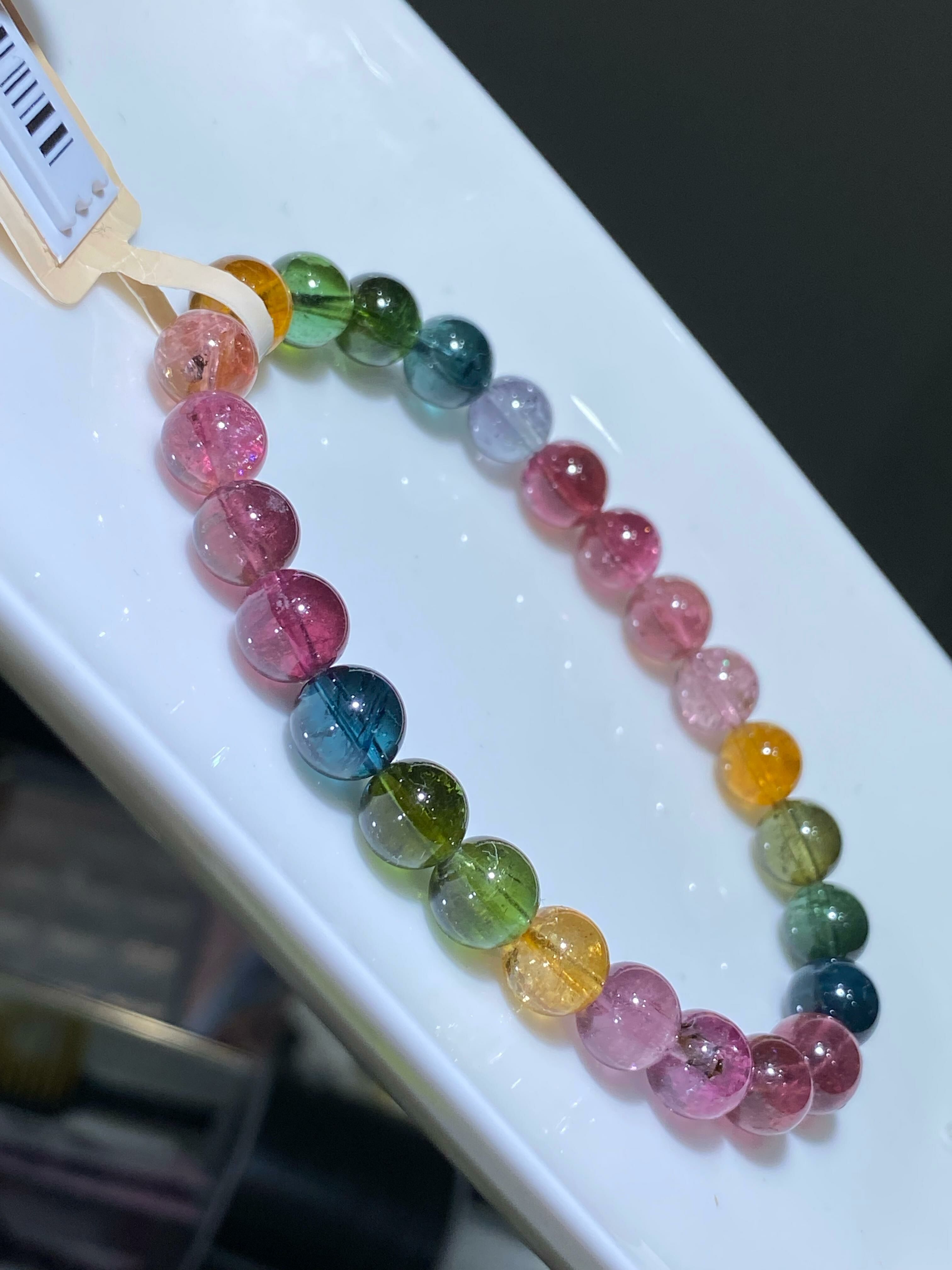 7.3-7.5mm高質彩虹碧璽(近色標)