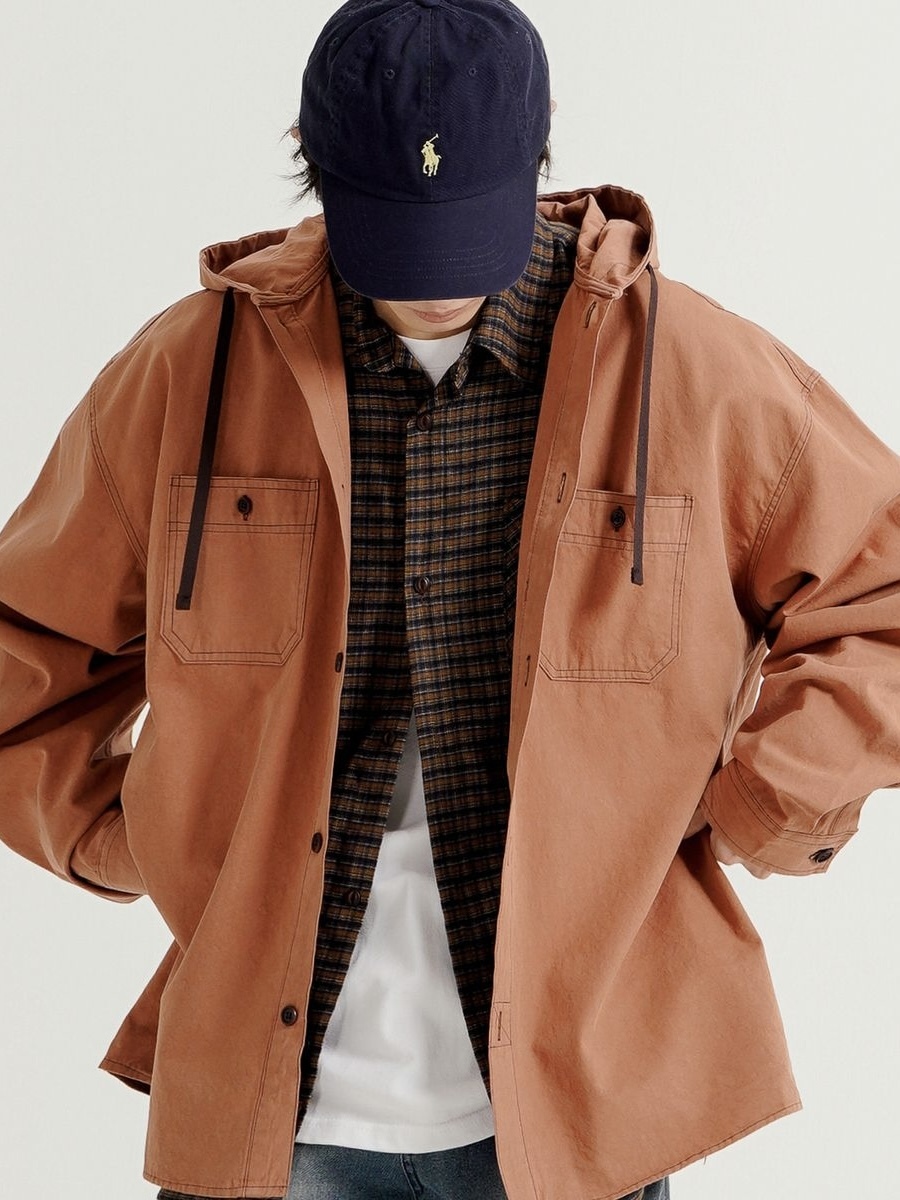 <預購> 韓國WV PROJECT Rover連帽襯衫外套